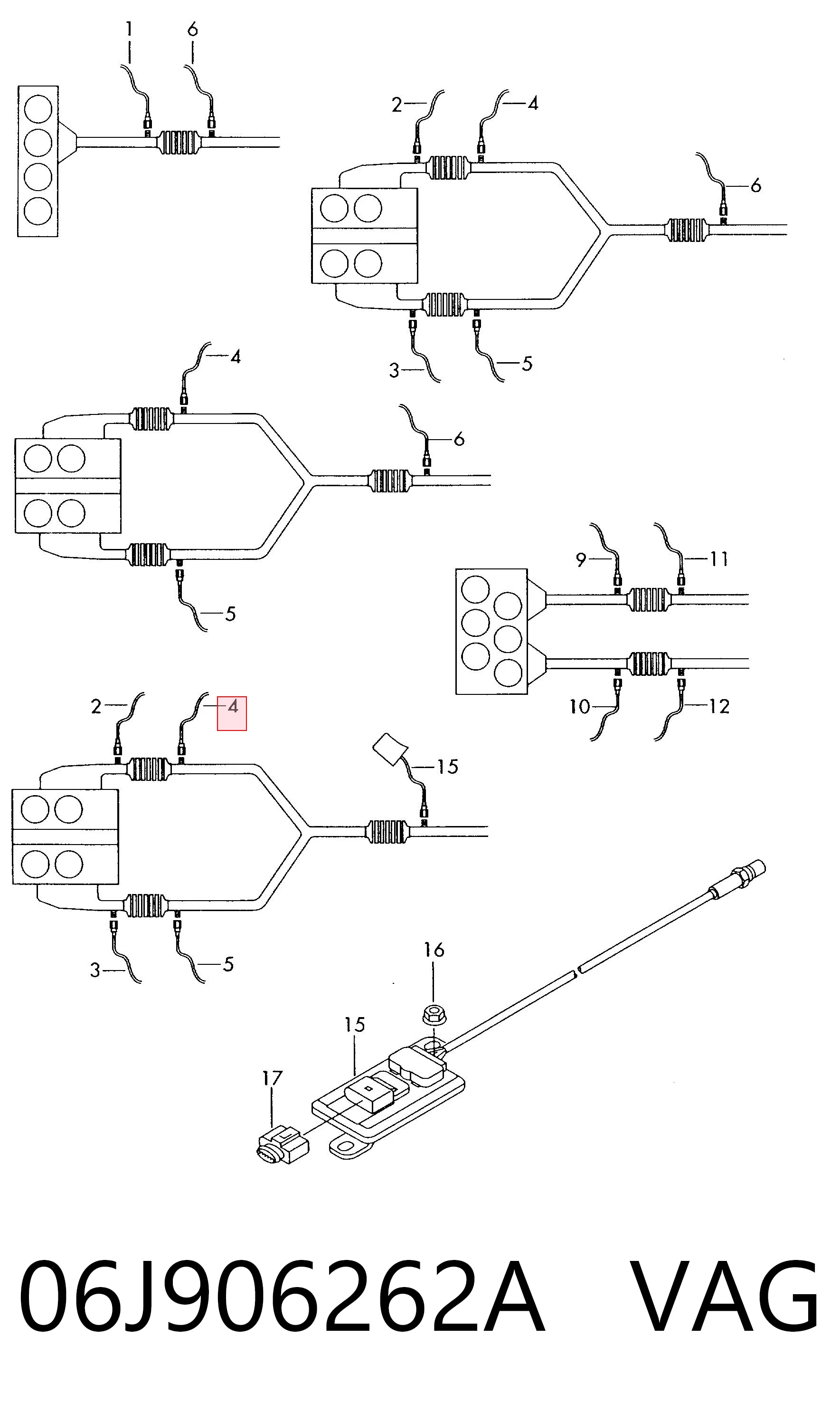 Sonda lambda, sensor de oxigênio Seat Toledo preço, a partir de 52,33 USD