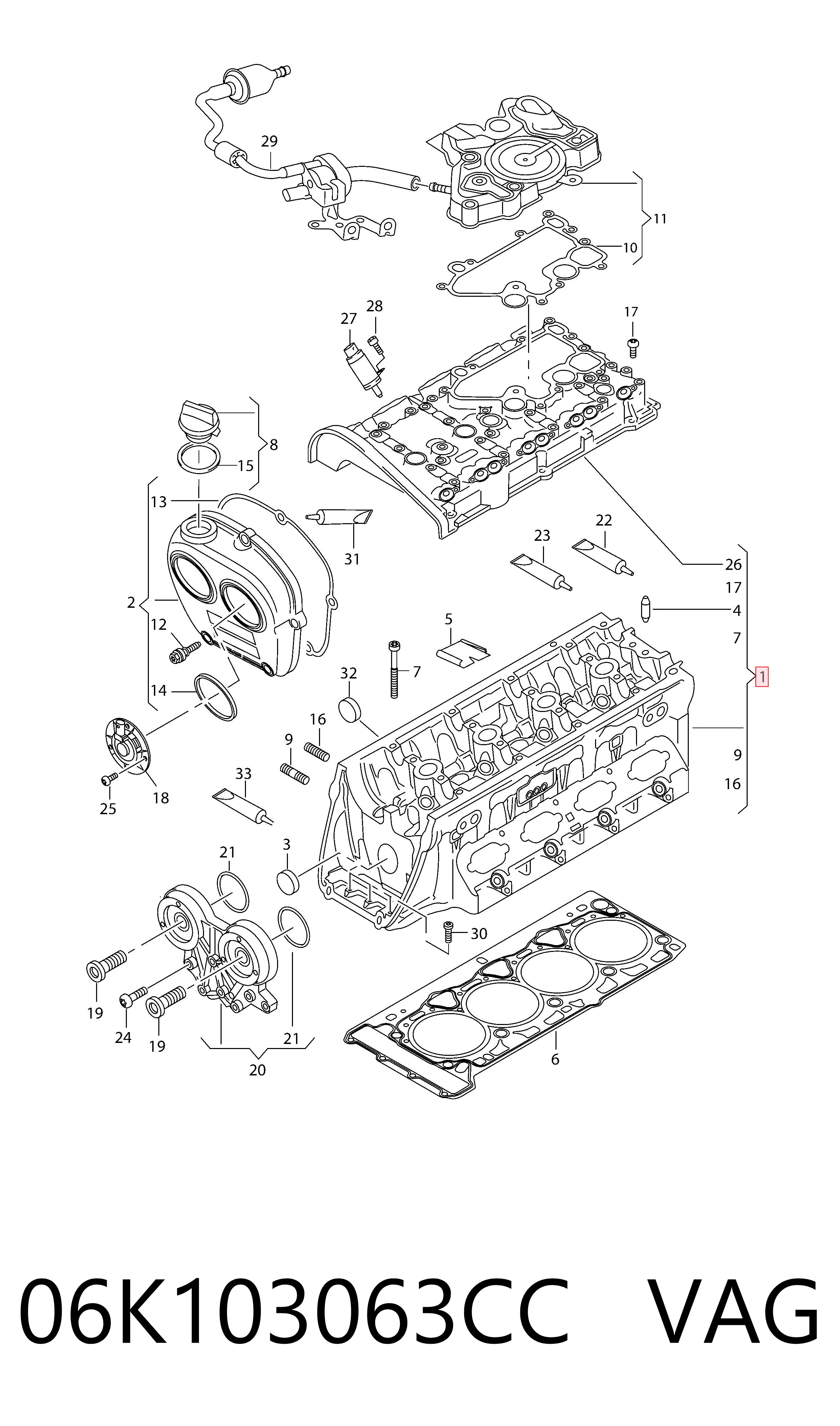 06K103063CC VAG