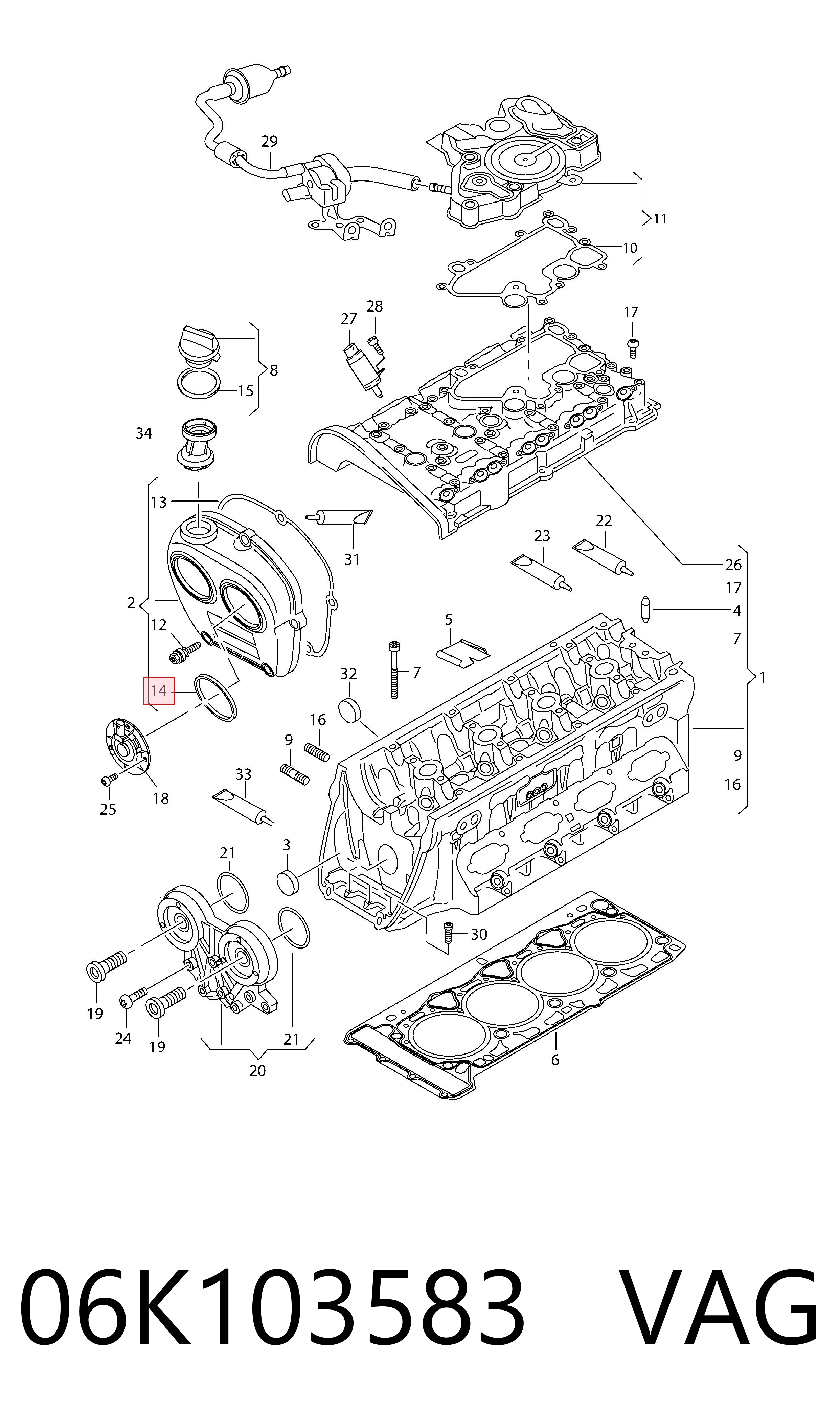 Vedante de sensor de posição da árvore distribuidora VAG 06K103583 preço, a partir de 9,17 USD