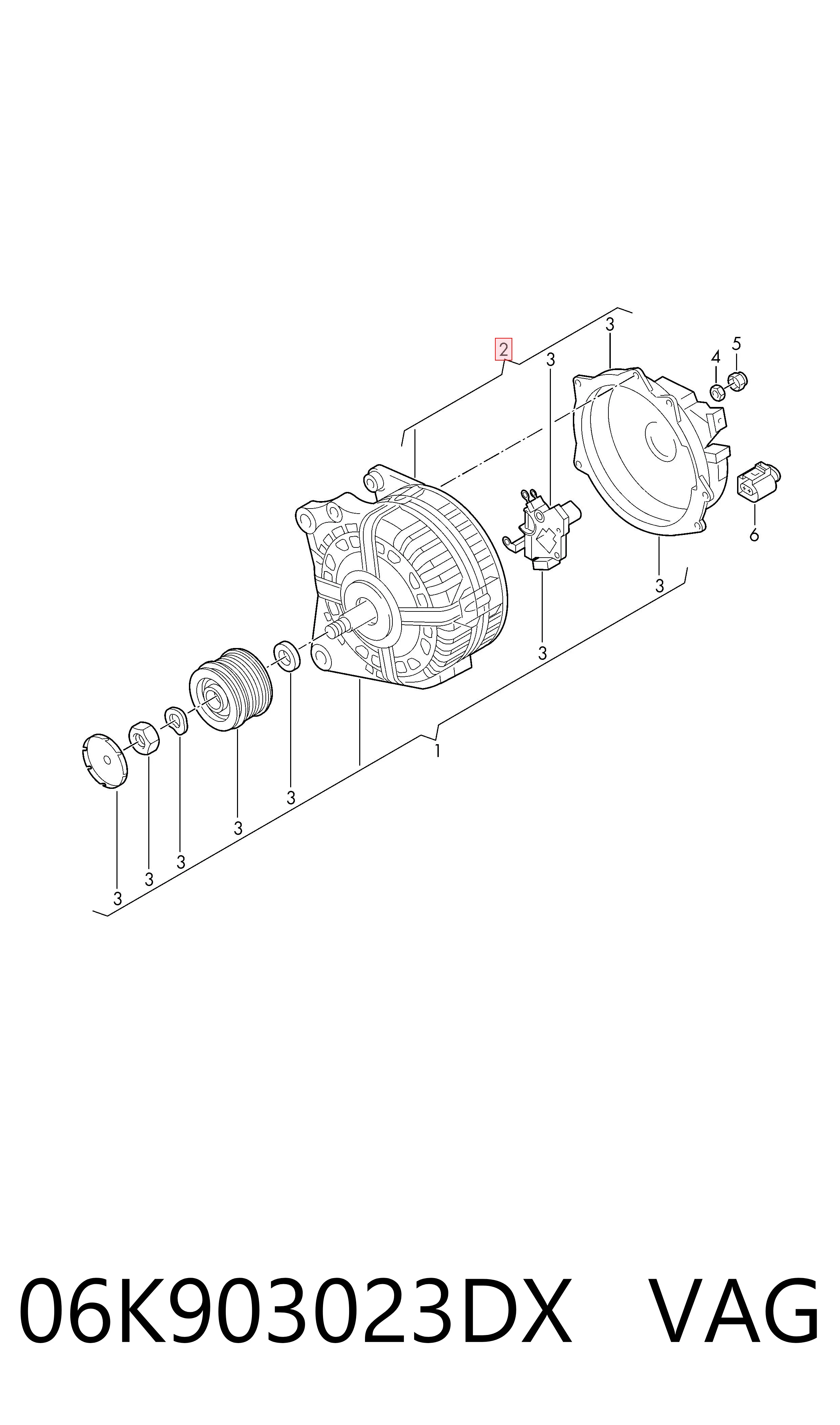 06K903023DX VAG