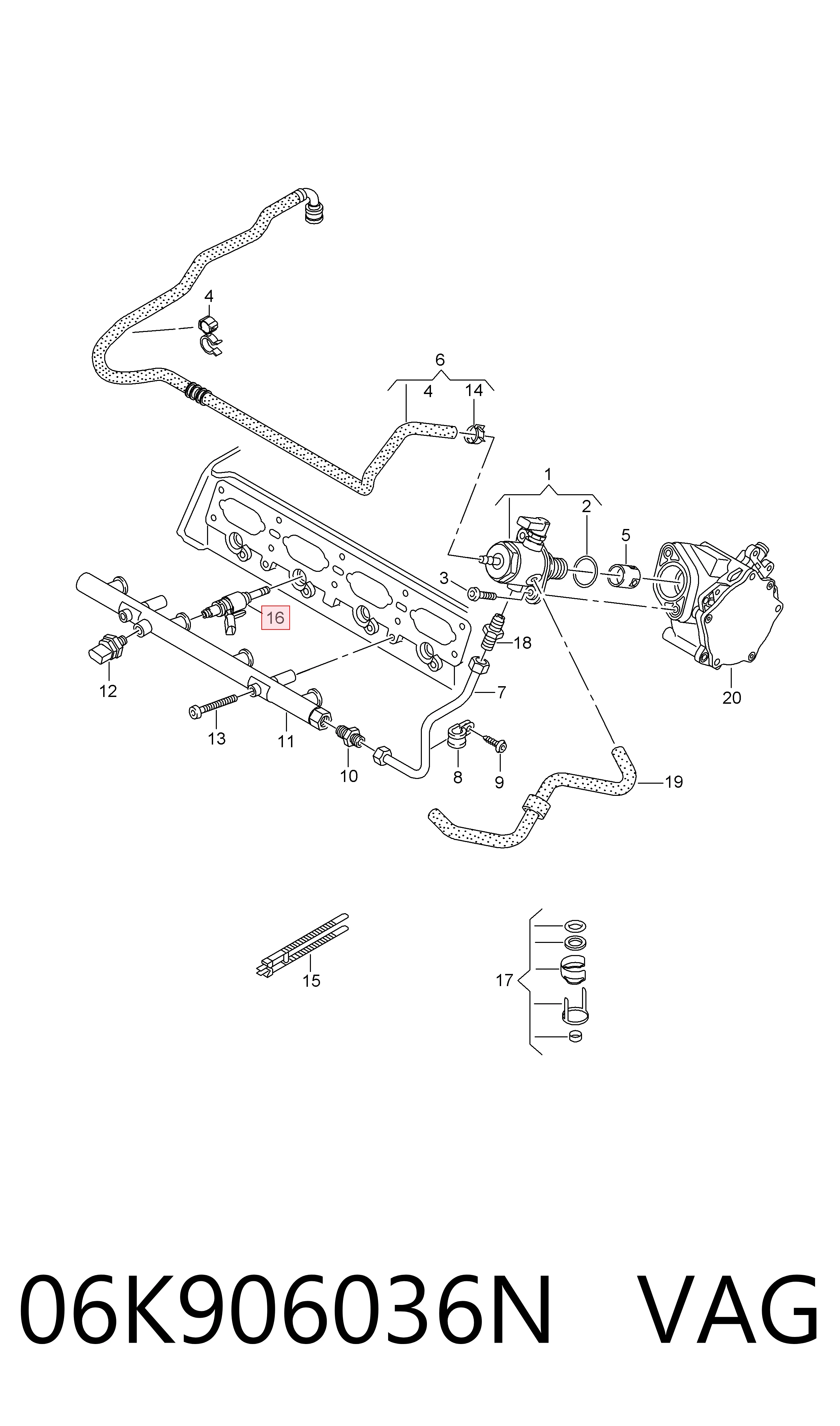 Injetor de injeção de combustível VAG 06K906036N preço, a partir de 143,02 USD