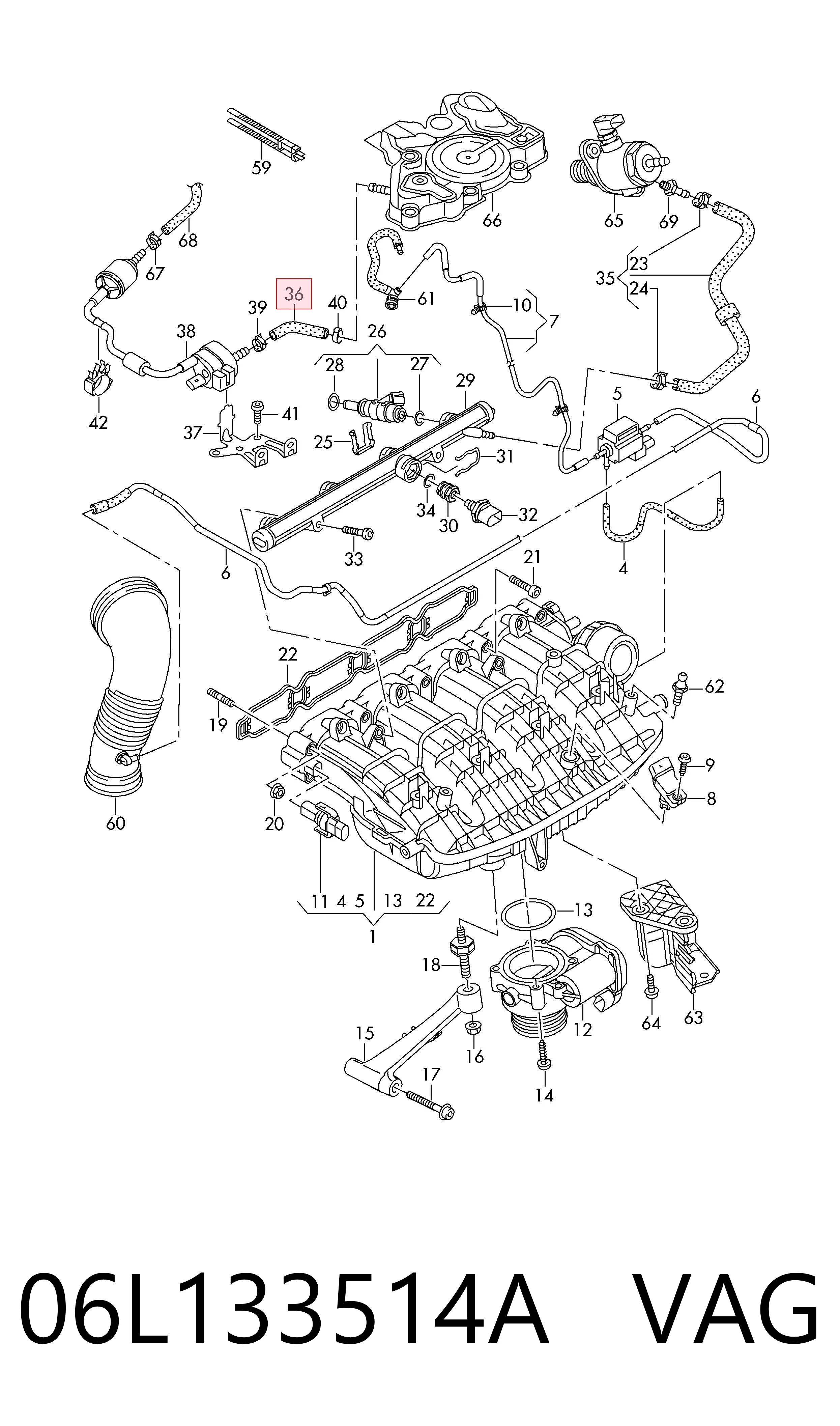  VAG 06L133514A preço, a partir de 20,59 USD