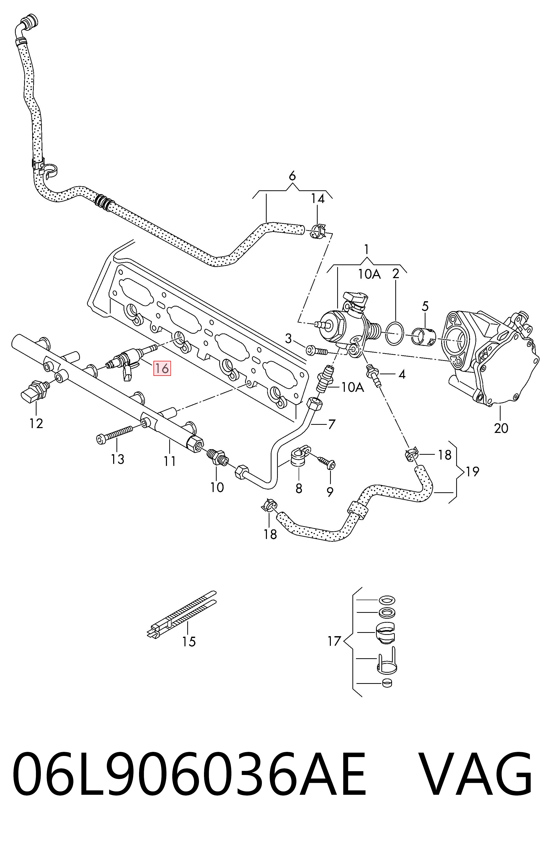 Injetor de injeção de combustível 0261500170 Bosch