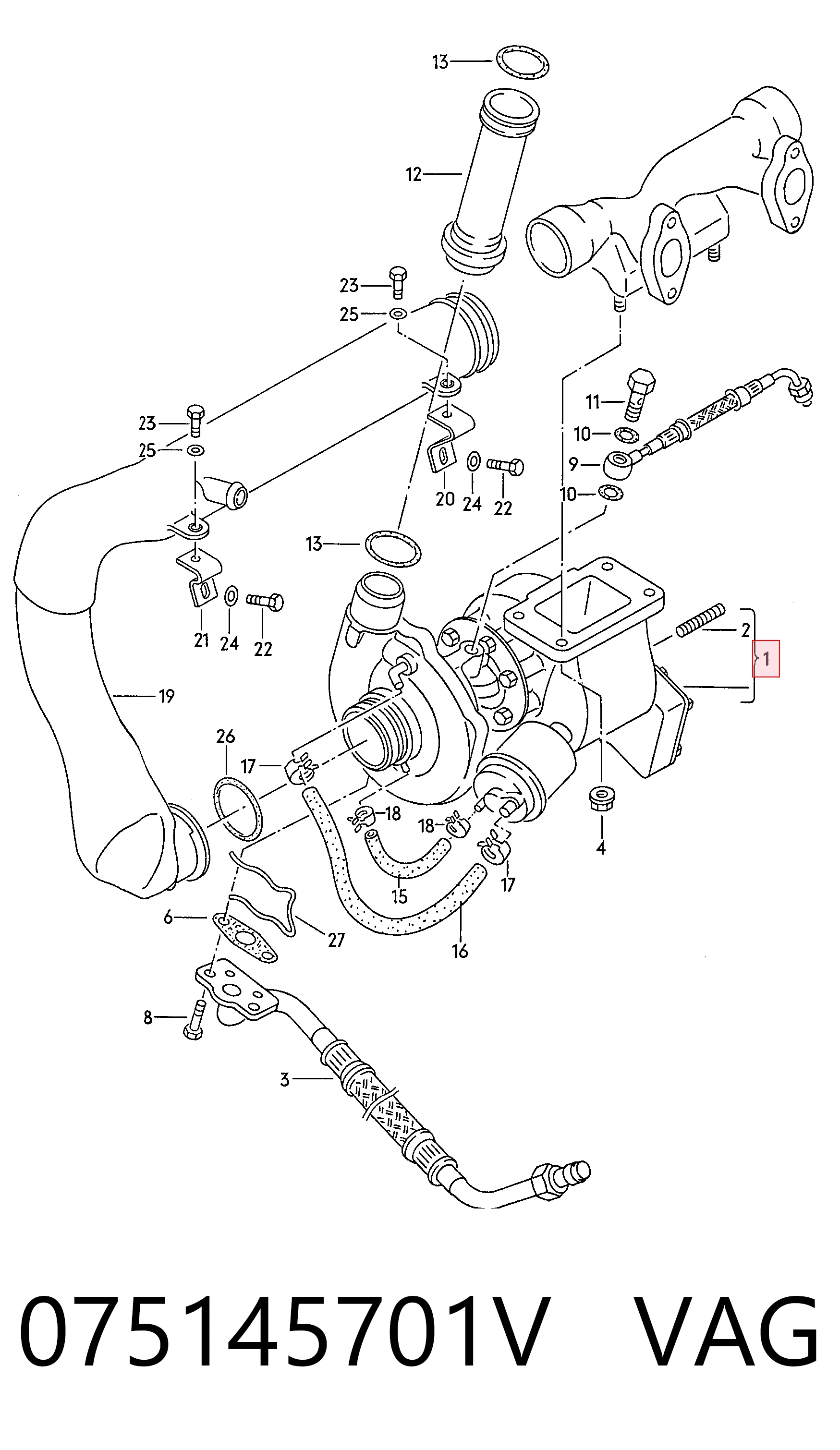 Turbina Volkswagen LT I 281-363, 21A, 21B, 21D, 21E ao melhor preço