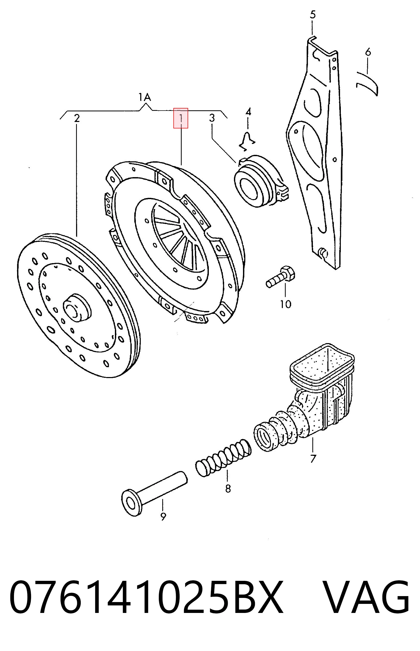 Cesta de embraiagem para Volkswagen LT 28-35 I 