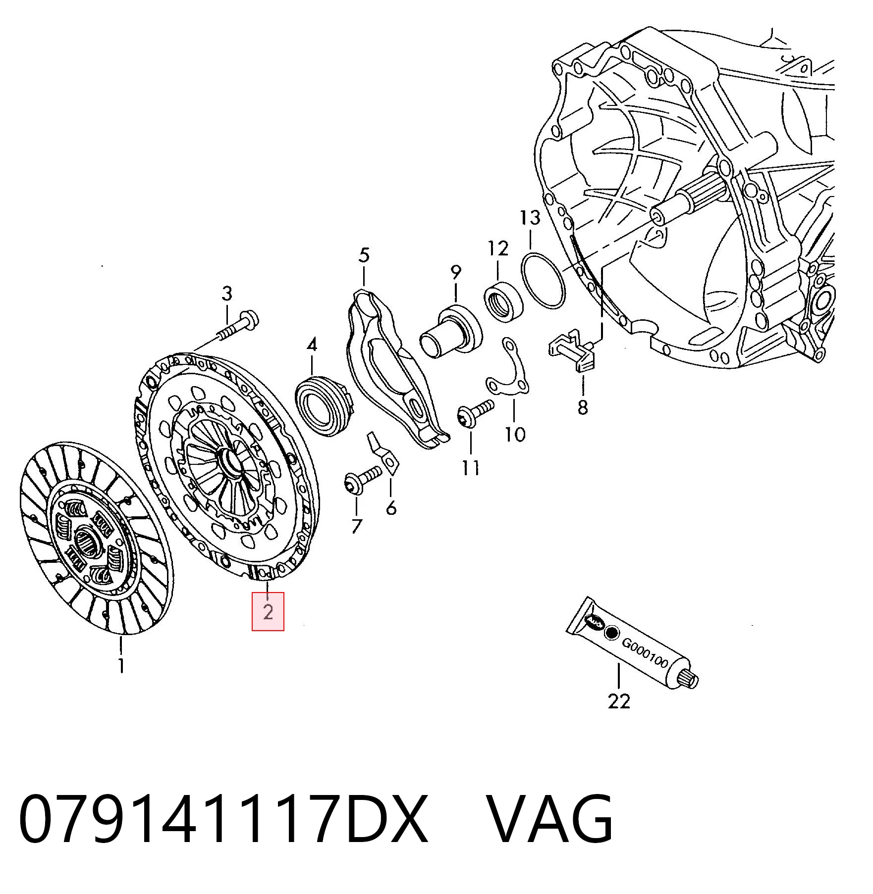 Cesta de embraiagem para Audi A6 C6 4F5