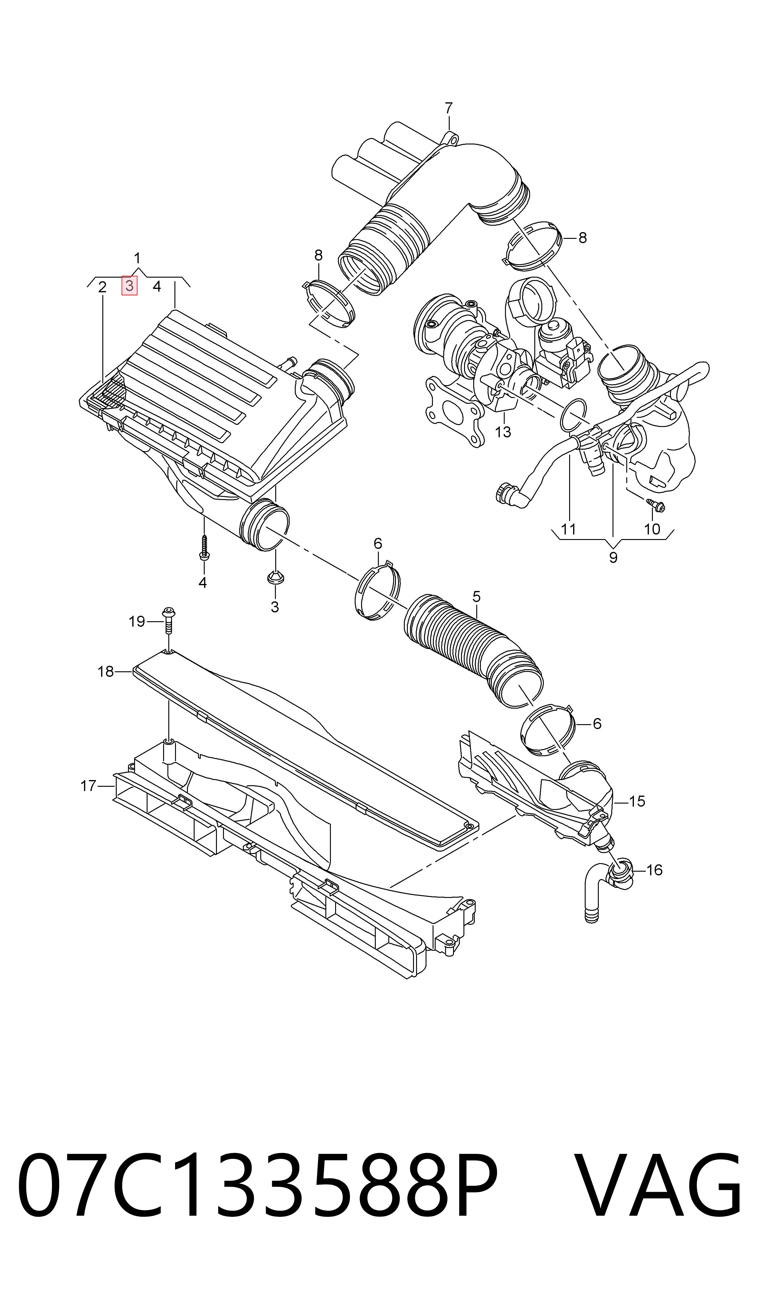 Coxim de caixa de filtro de ar Iveco 500362805 preço, a partir de 3,45 USD