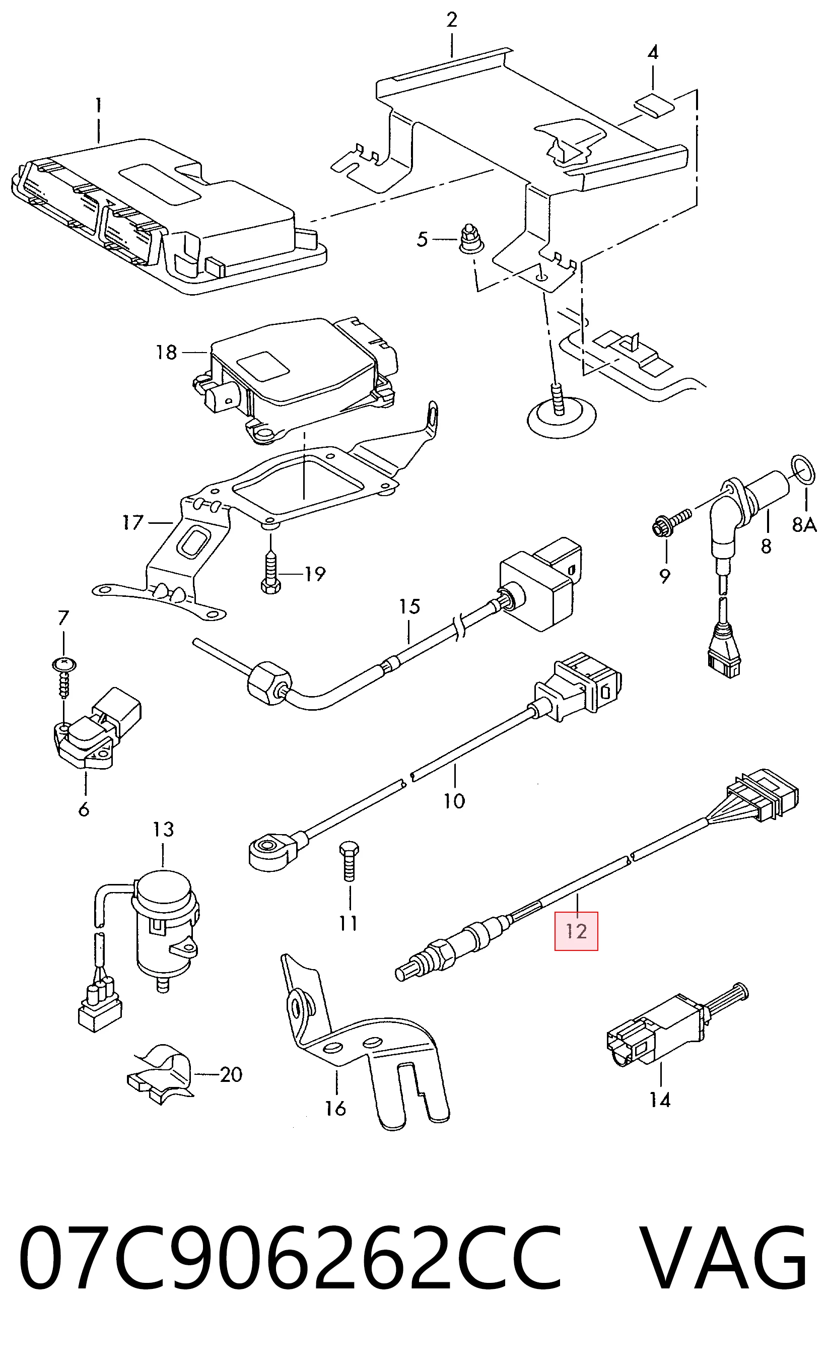 07C906262CC VAG