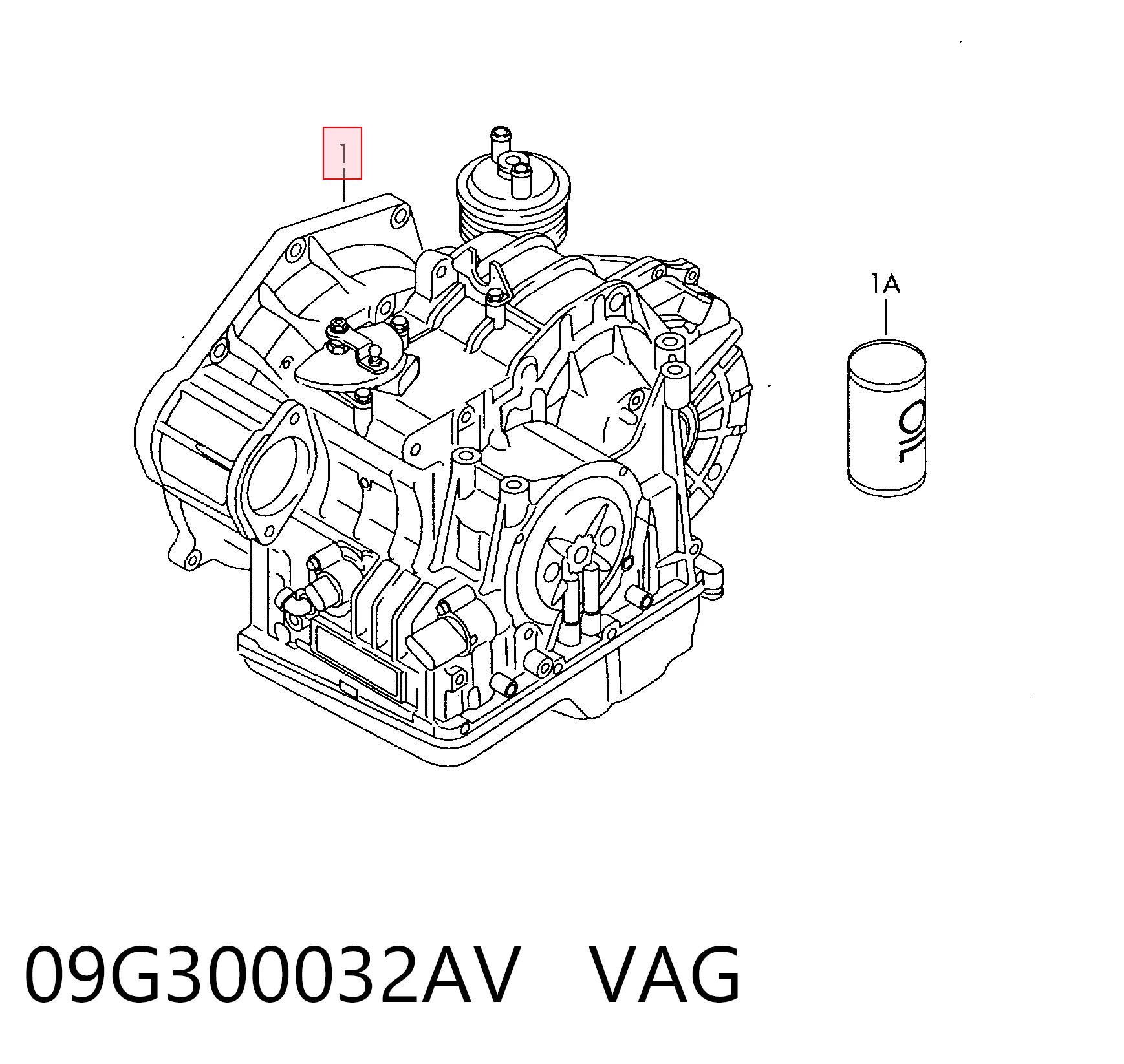 Caixa Automática de Mudança montada para Skoda Rapid  NH3, NK3, NK6