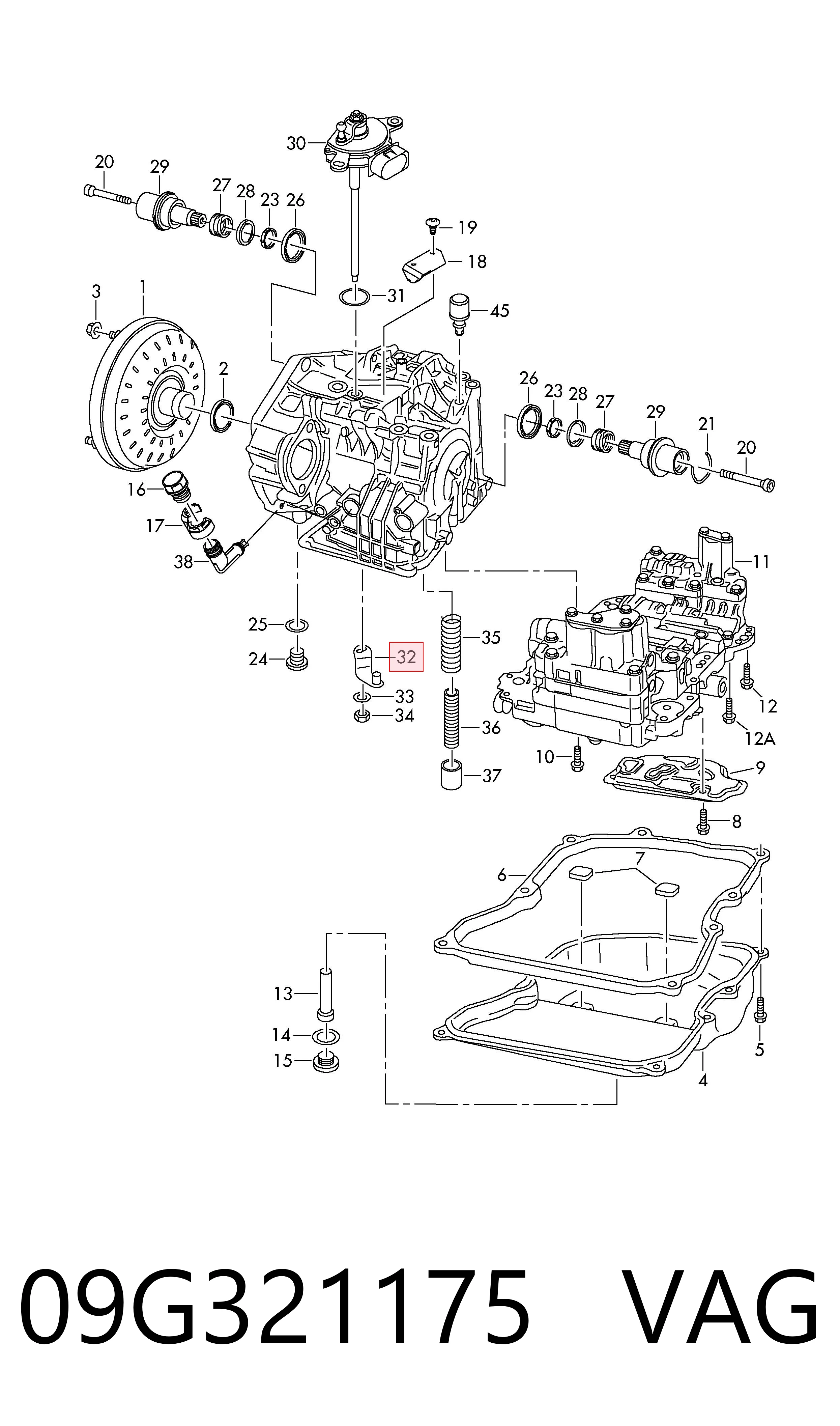  VAG 09G321175 preço, a partir de 78,32 USD