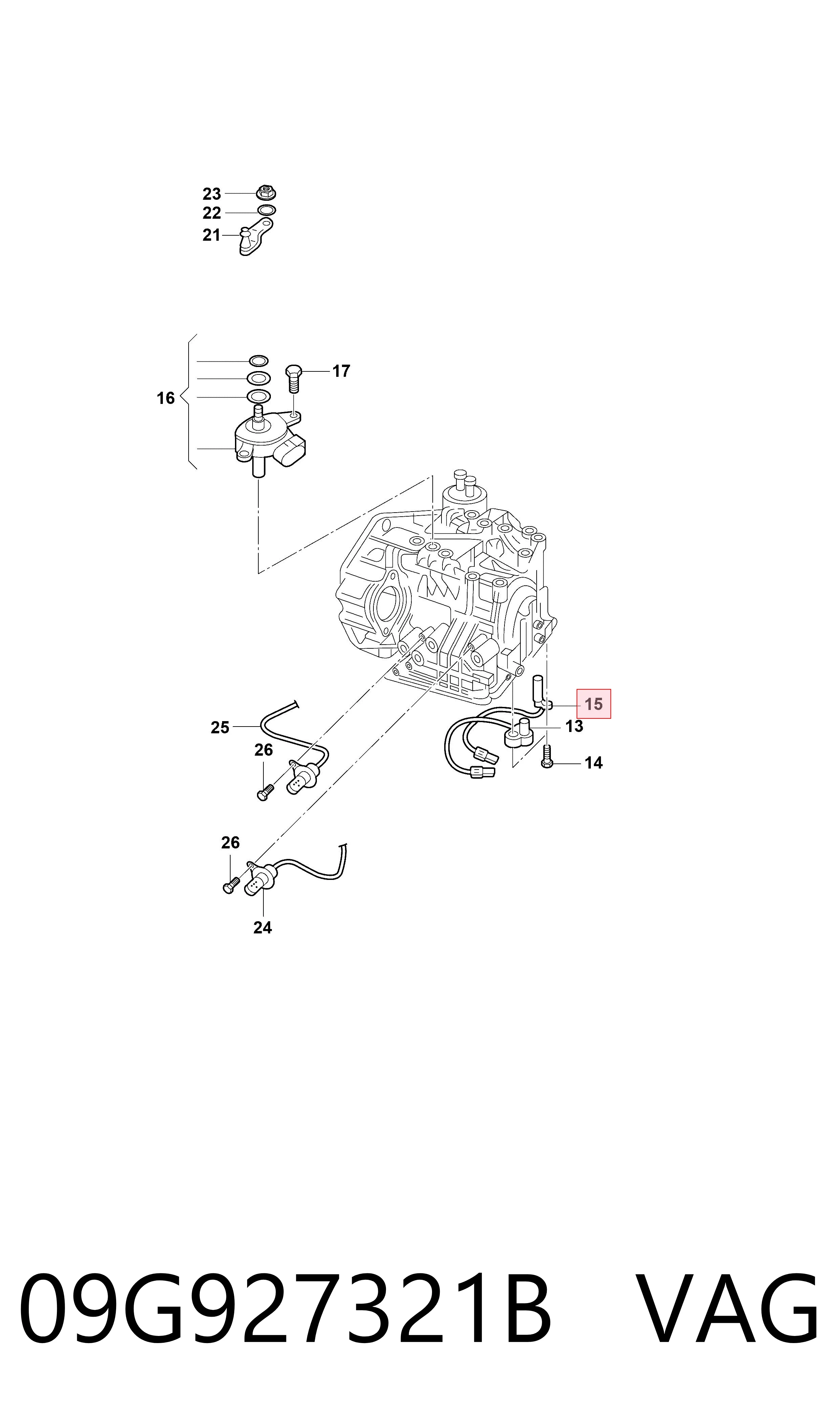 Sensor de velocidade VAG 09G927321B preço, a partir de 62,38 USD