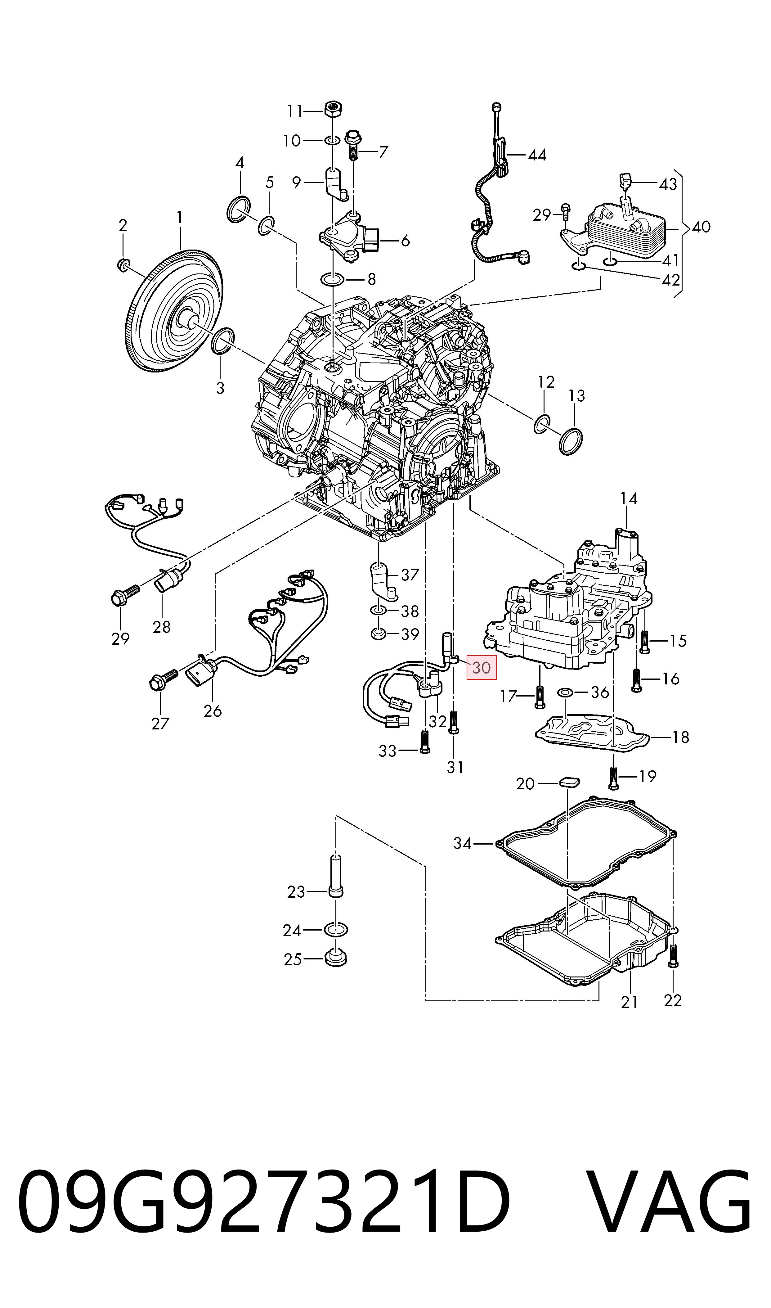 Compre 09G927321D VAG Sensor de velocidade
