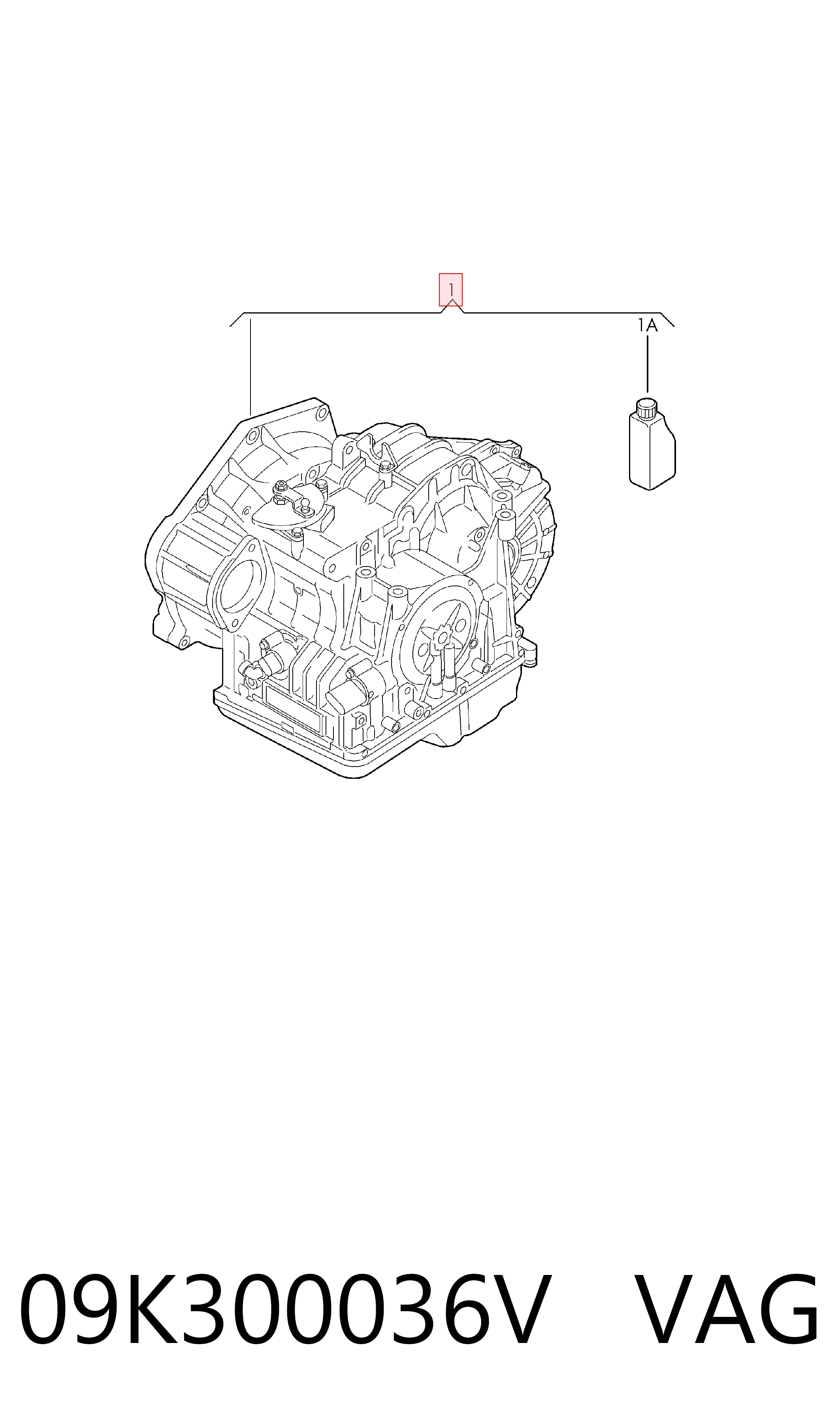 Caixa Automática de Mudança montada para Volkswagen Multivan T5 7HM, 7HN, 7HF, 7EF, 7EM, 7EN
