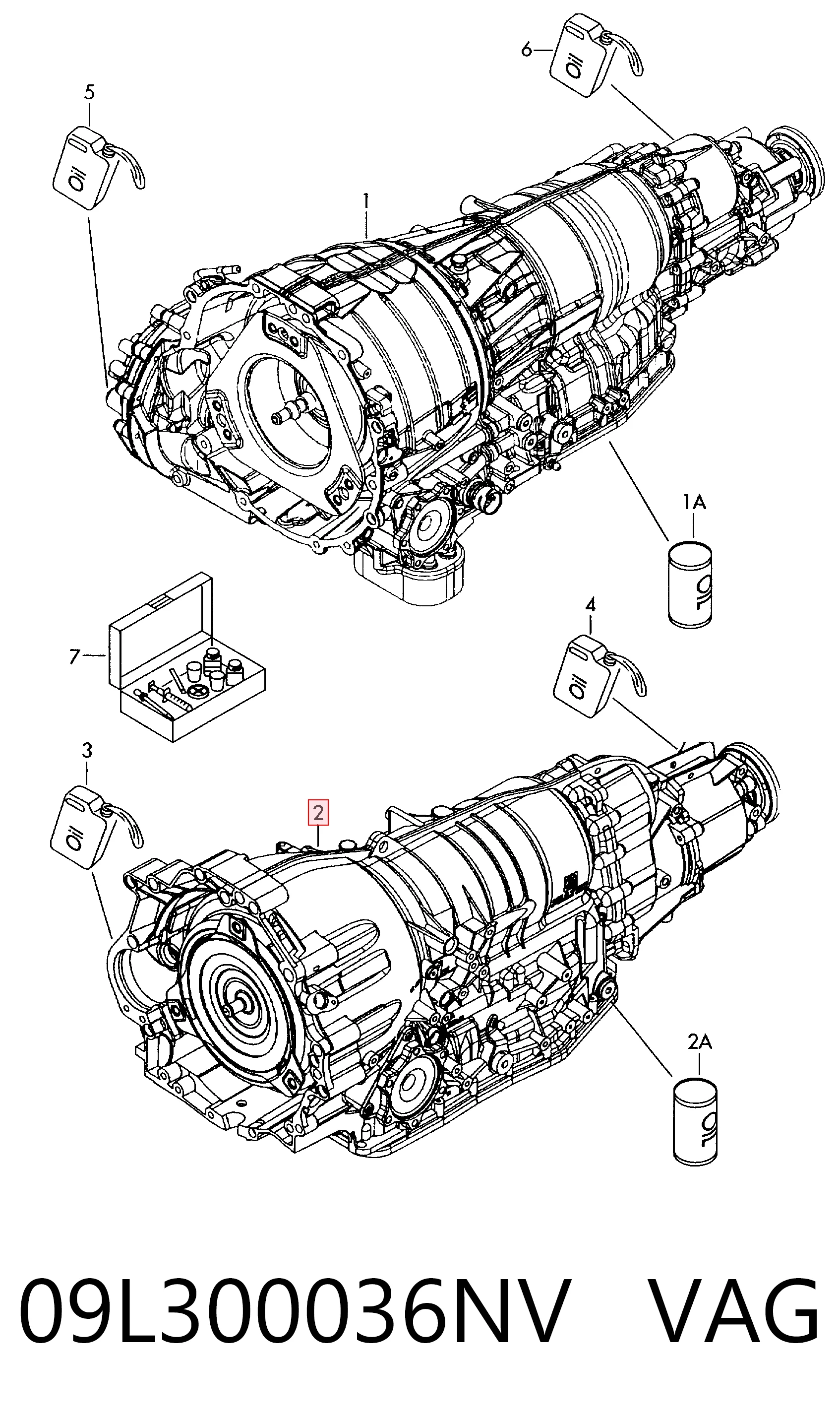 Caixa Automática de Mudança montada Audi A6 C6 4F5