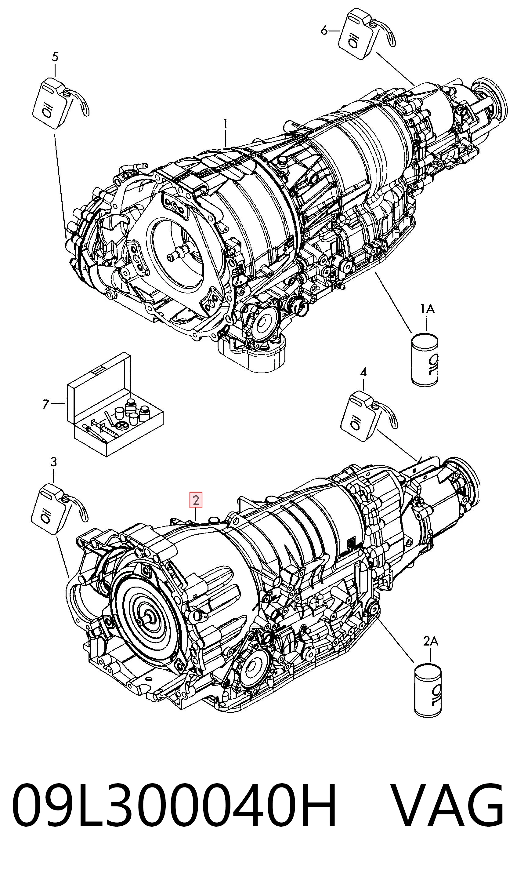 Caixa Automática de Mudança montada para Audi A6 4FH