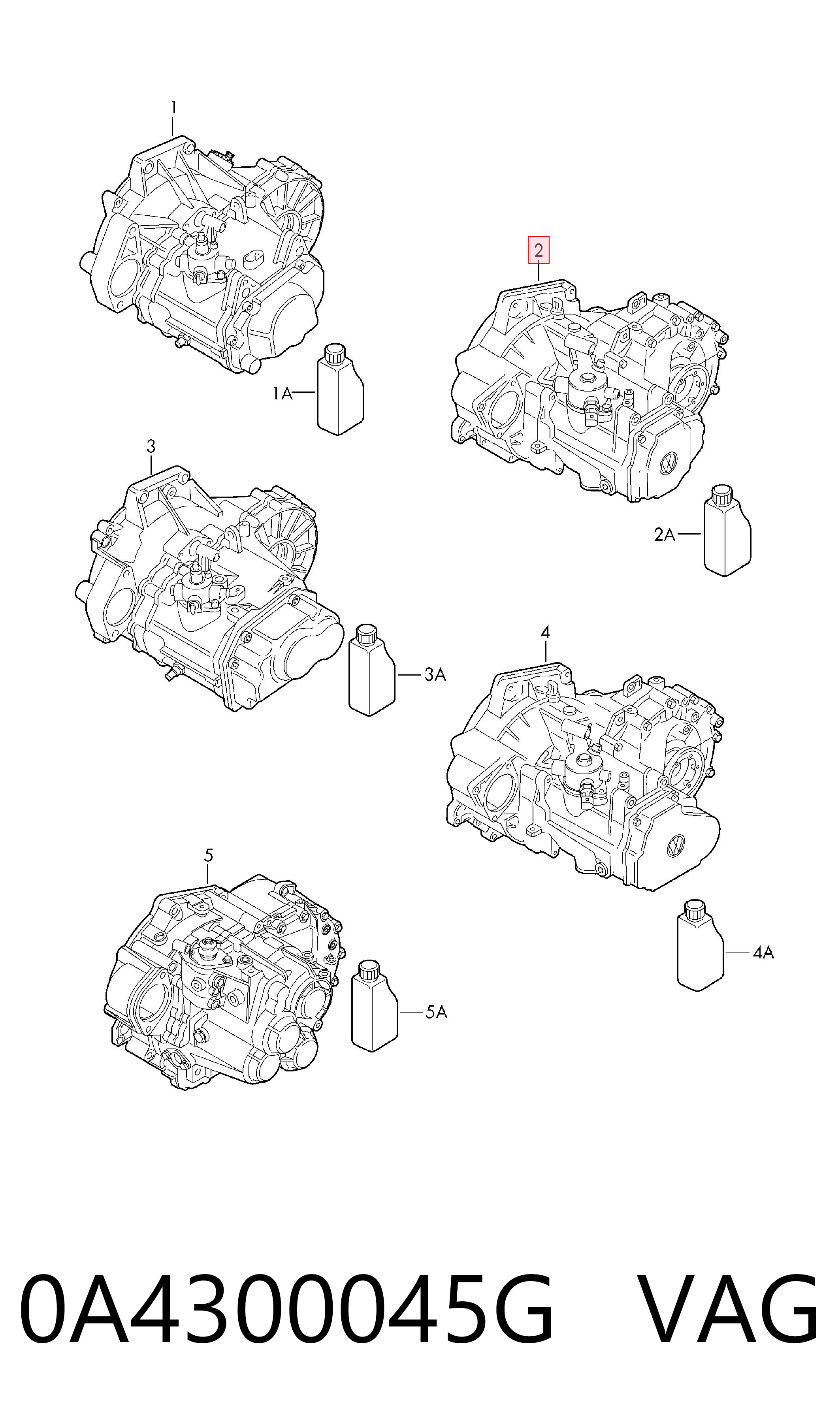 0A4300045G VAG