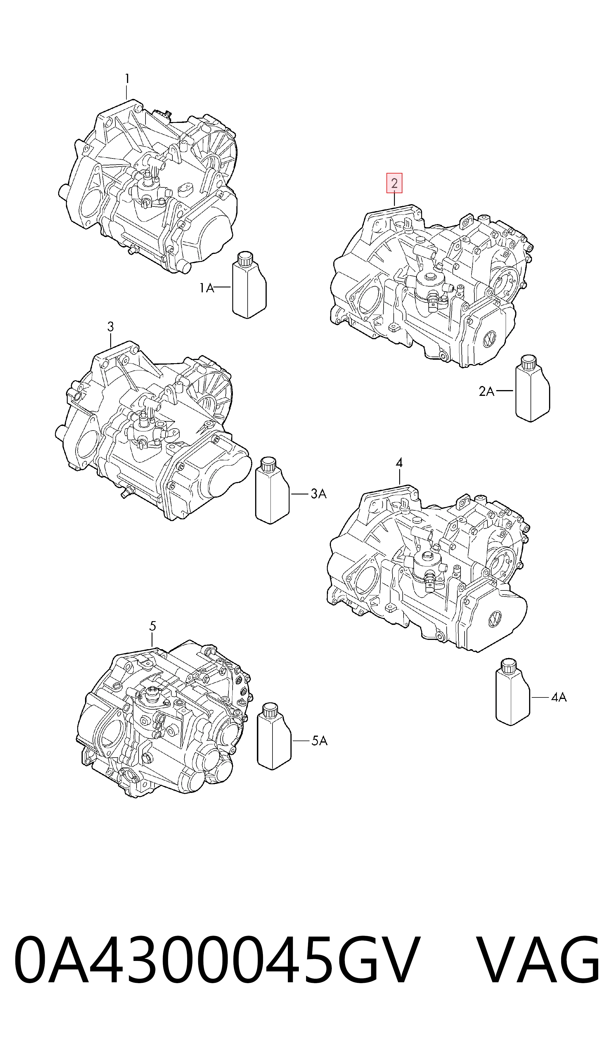 0A4300045GV VAG