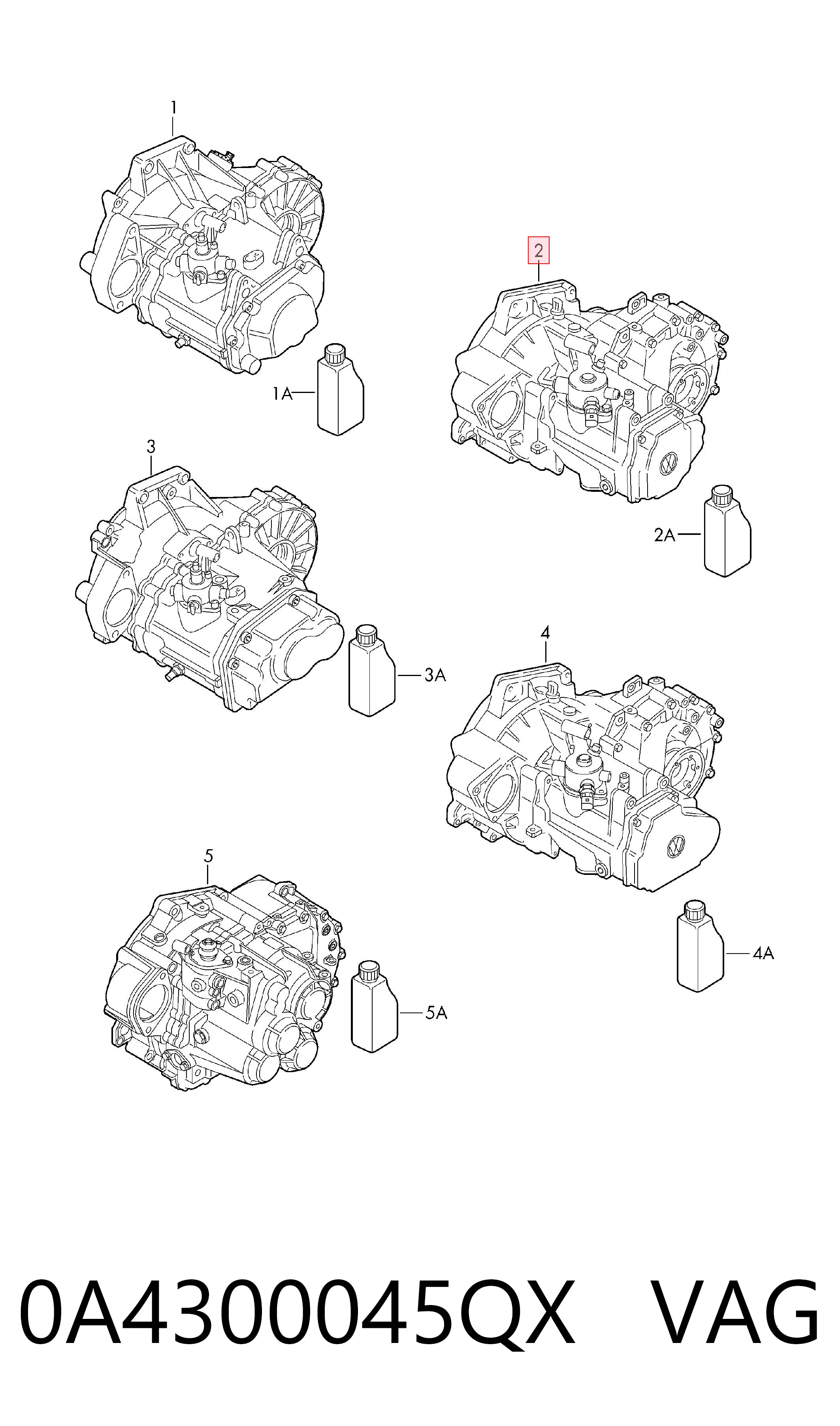 0A4300045QX VAG