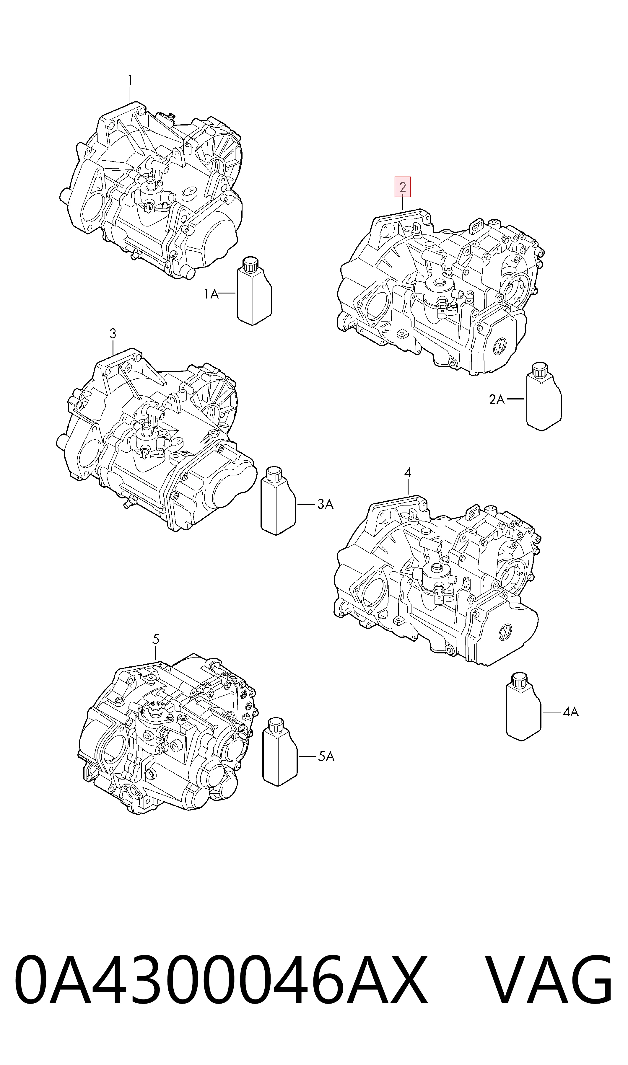 0A4300046AX VAG