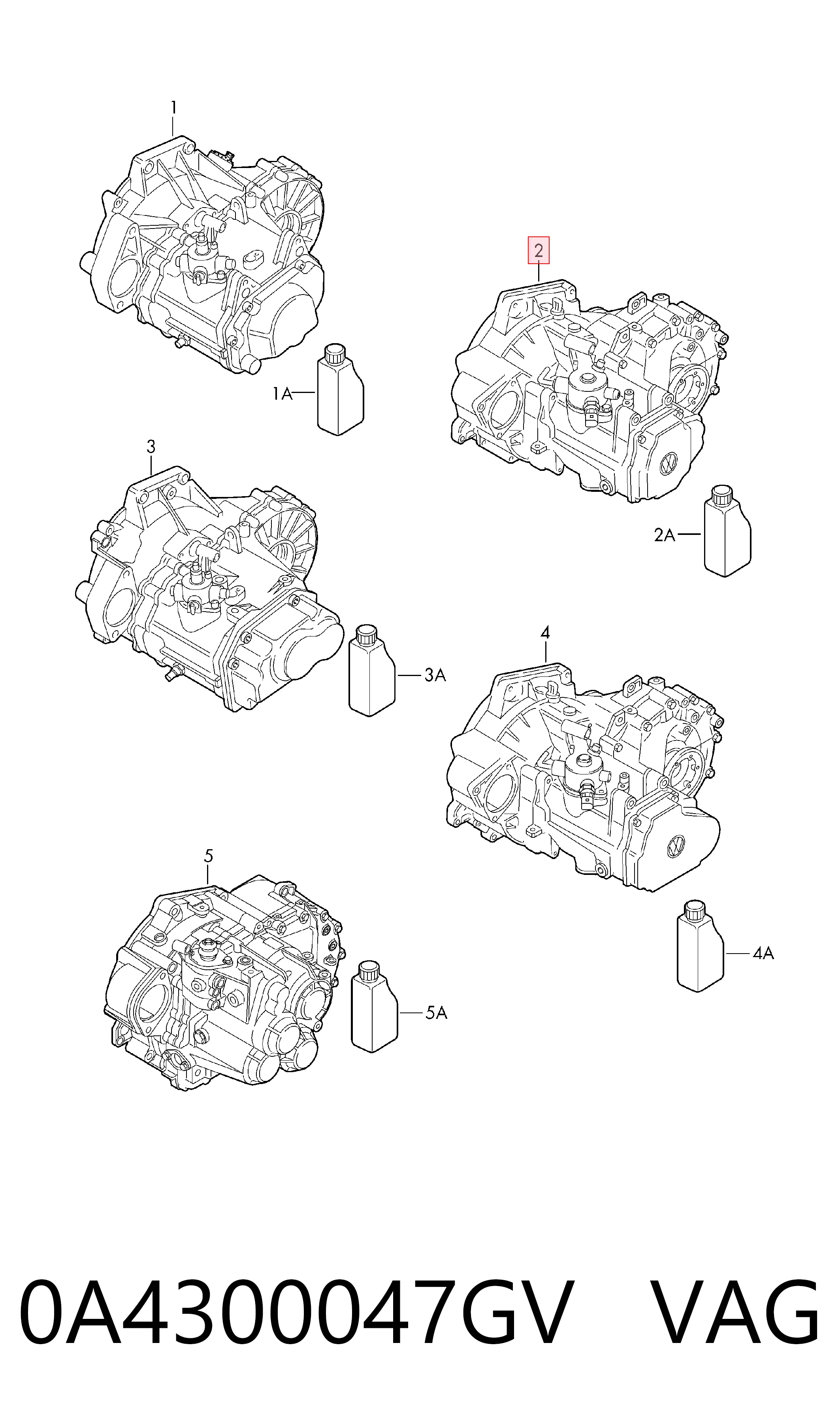0A4300047GV VAG