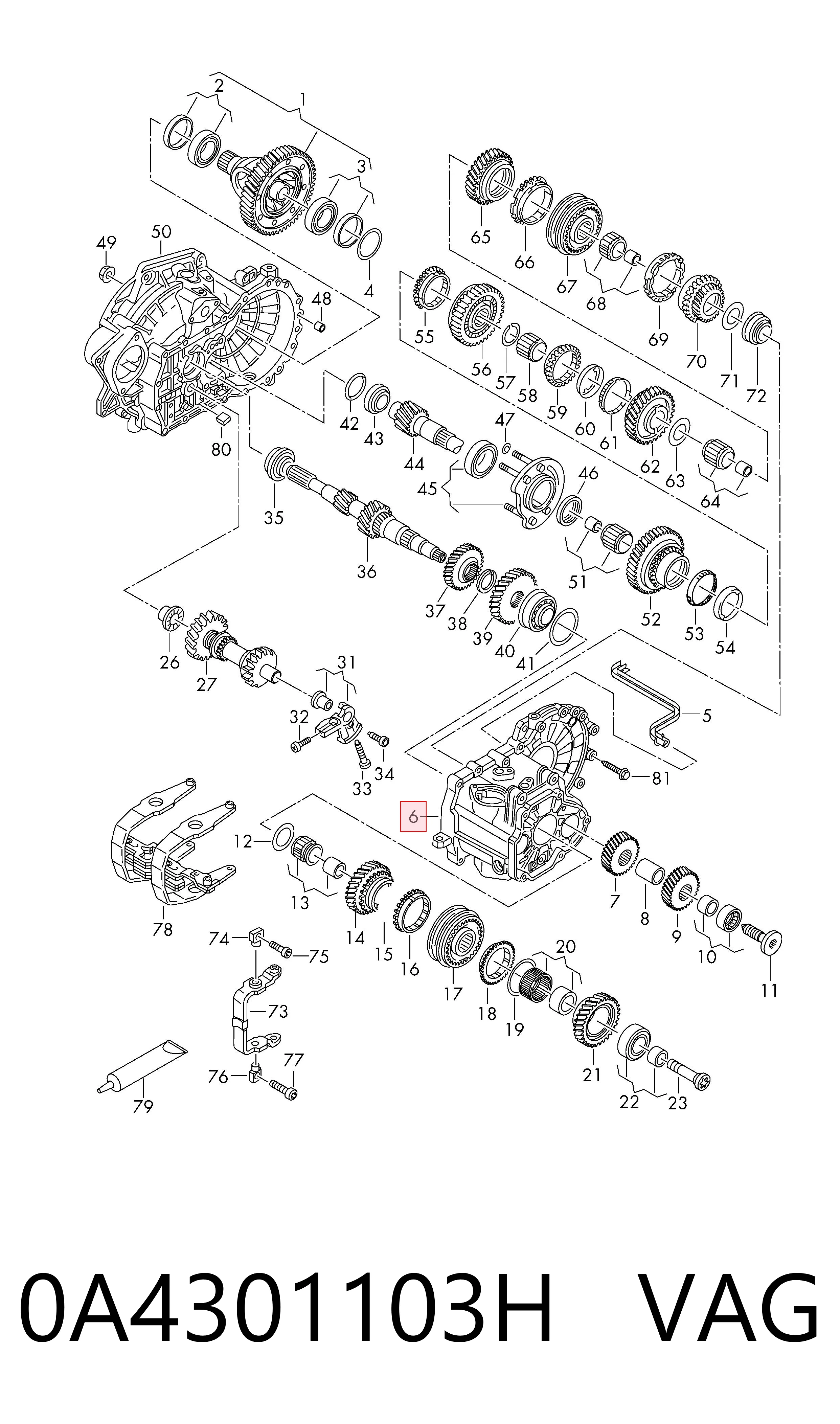 0A4301103H VAG