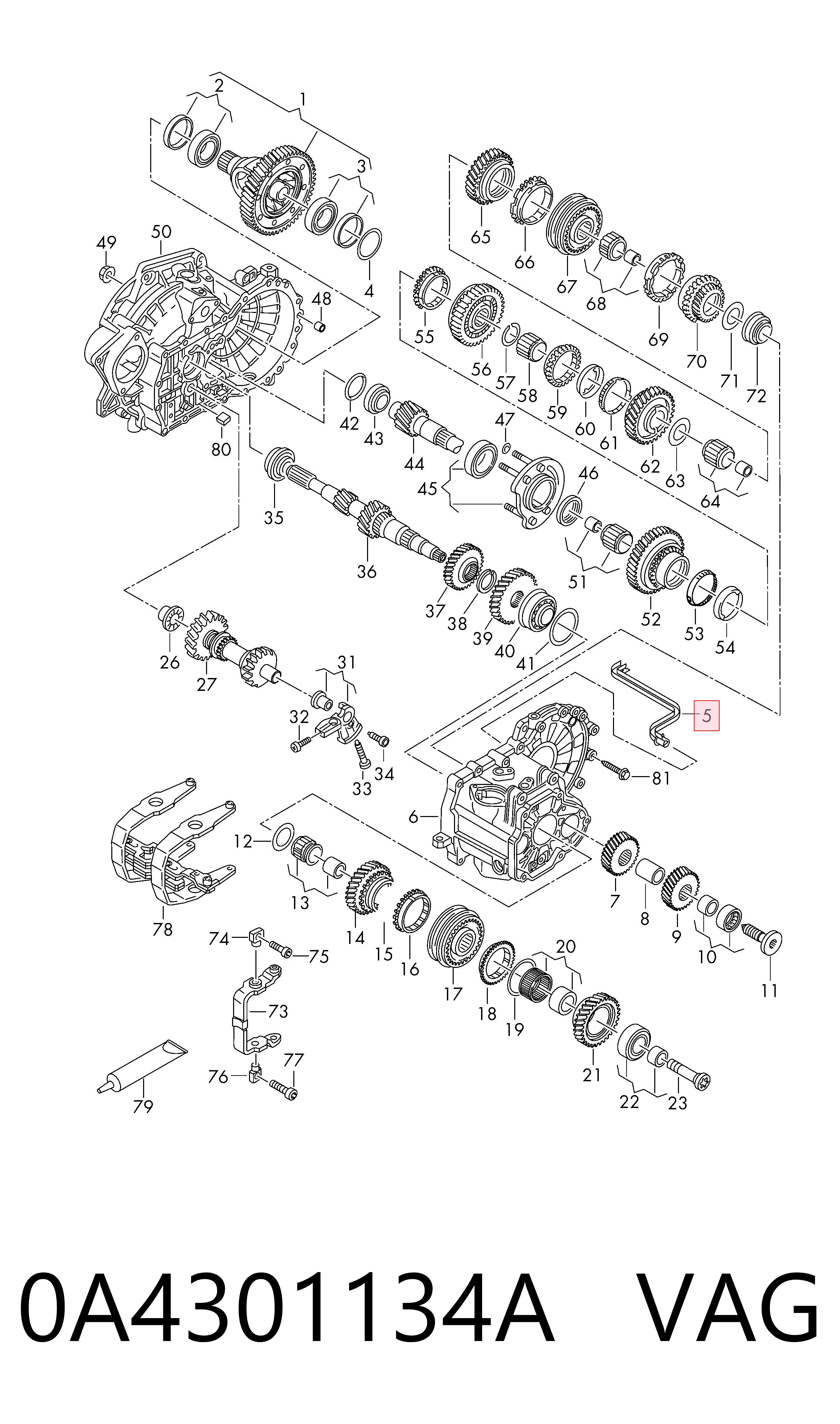 0A4301134A VAG 