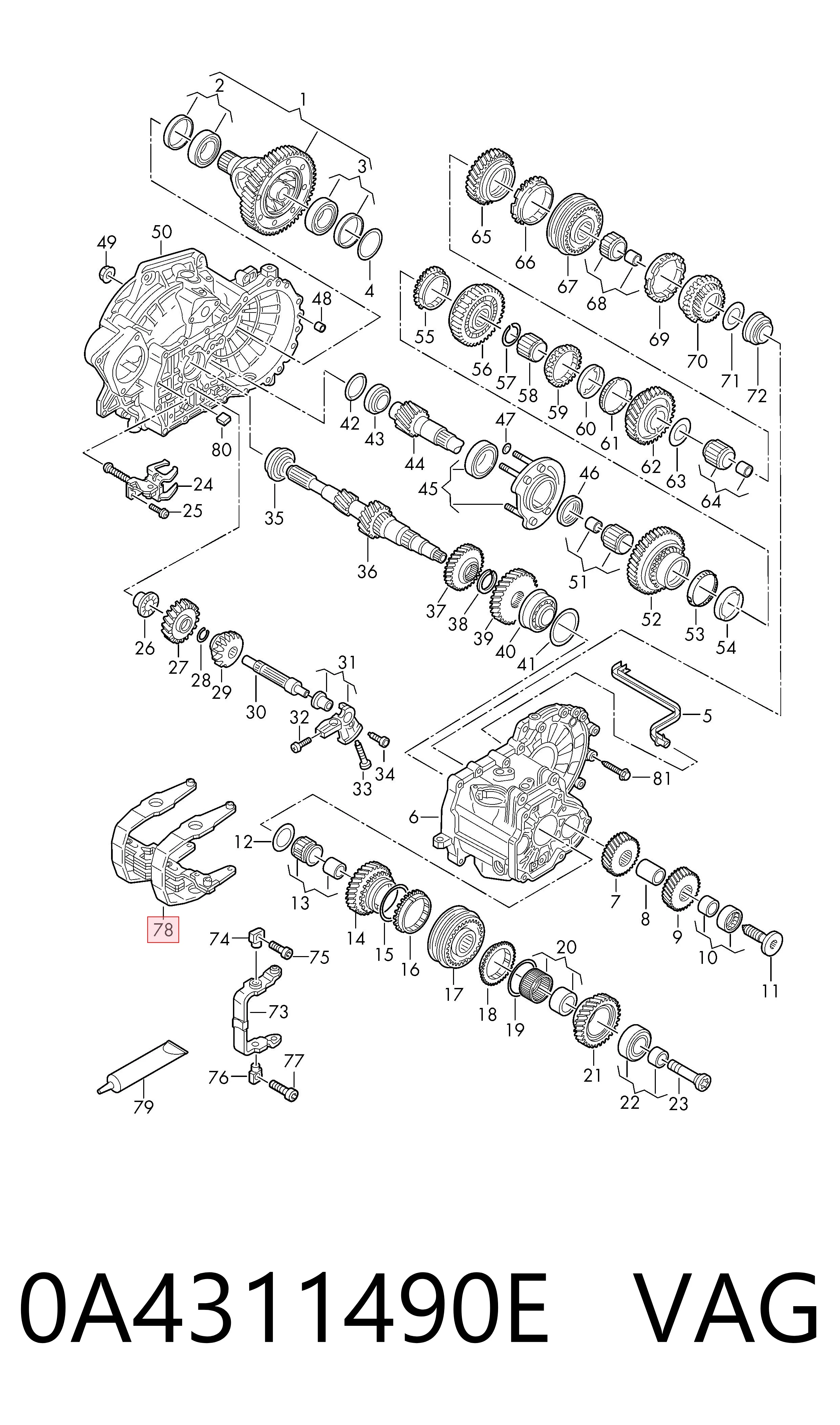 0A4311490E VAG