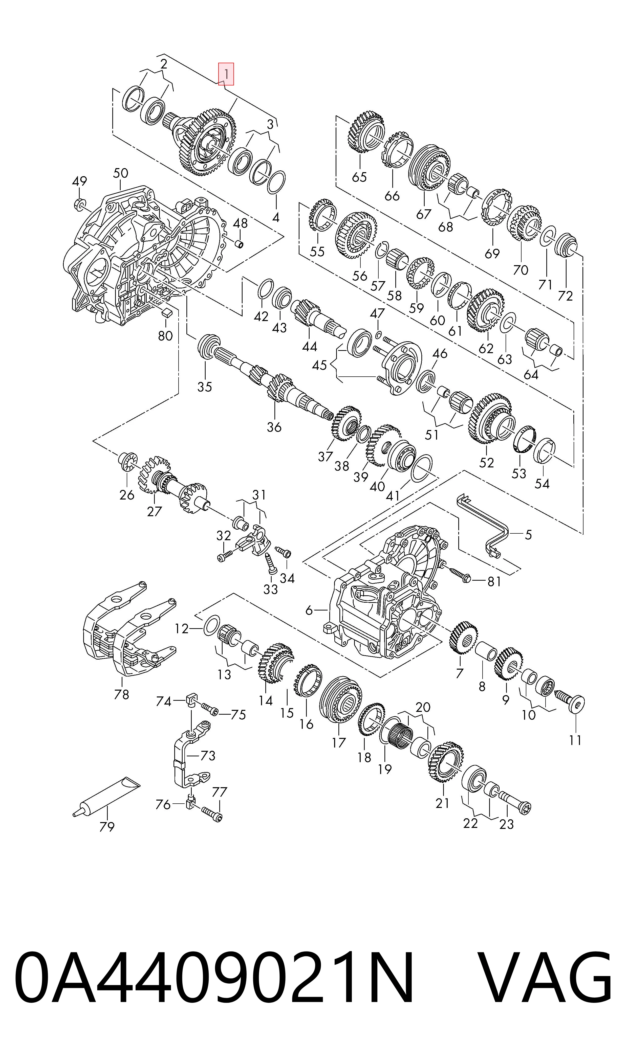 0A4409021N VAG