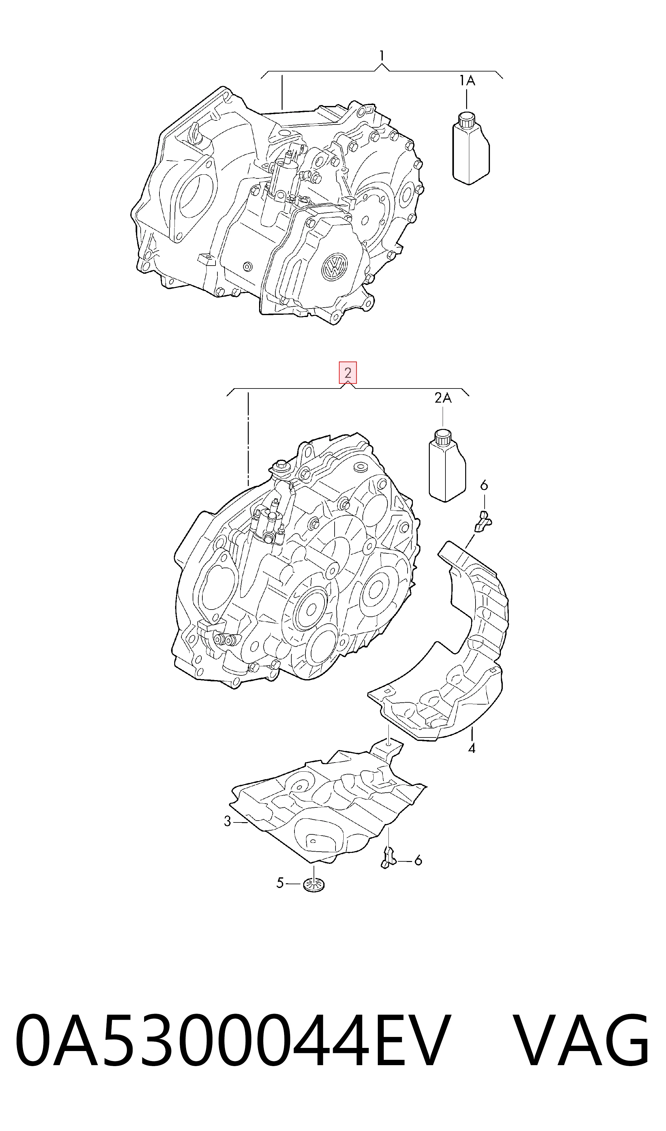 0A5300044EV VAG