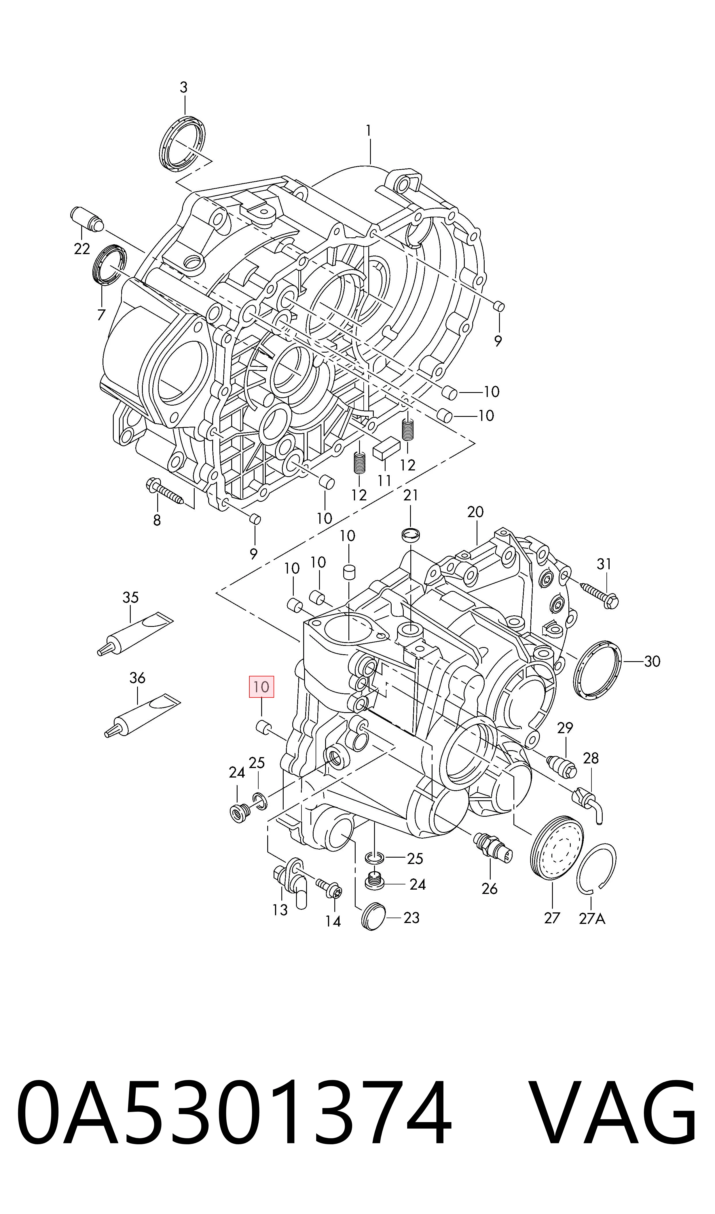0A5301374 VAG 