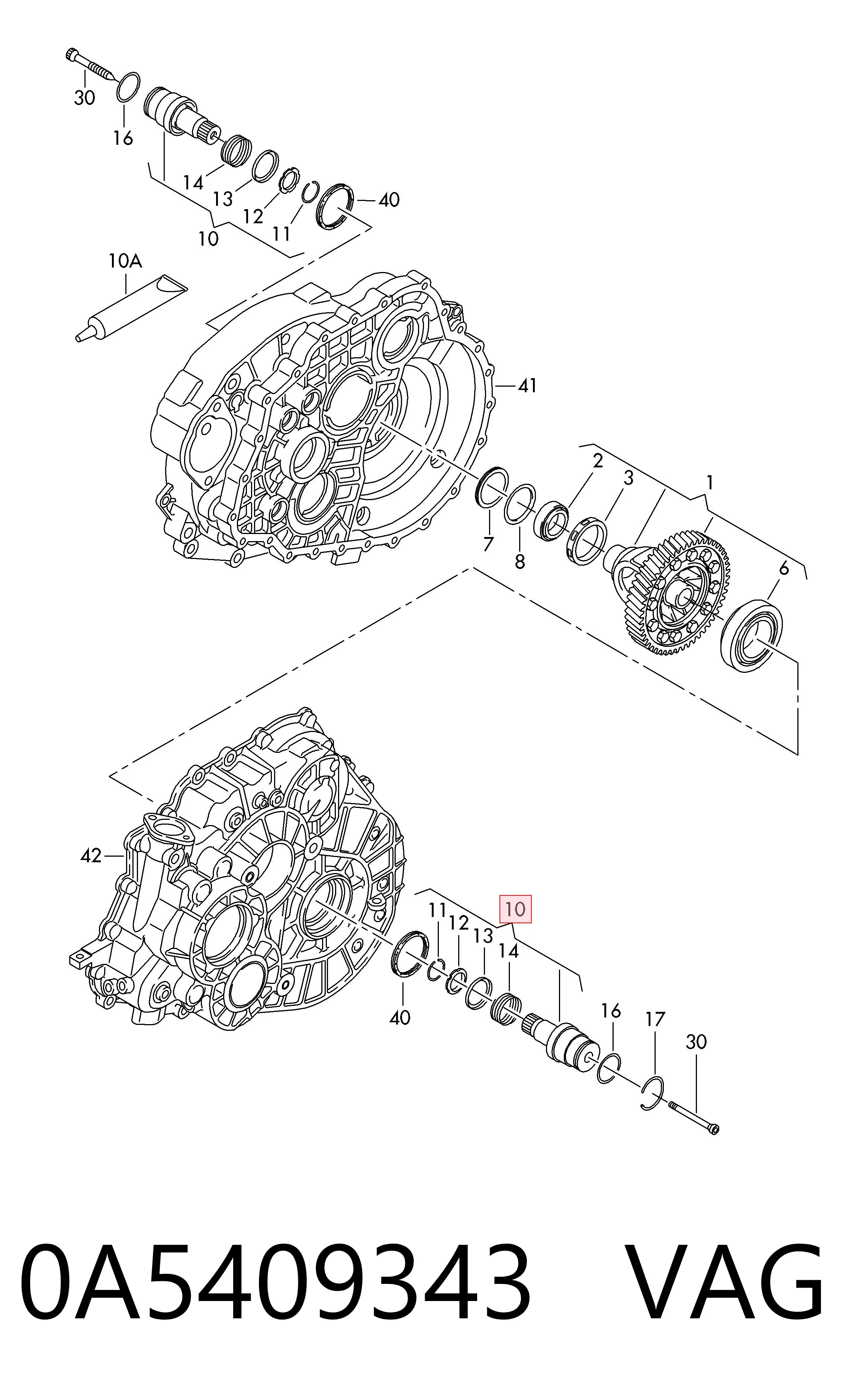 0A5409343 VAG