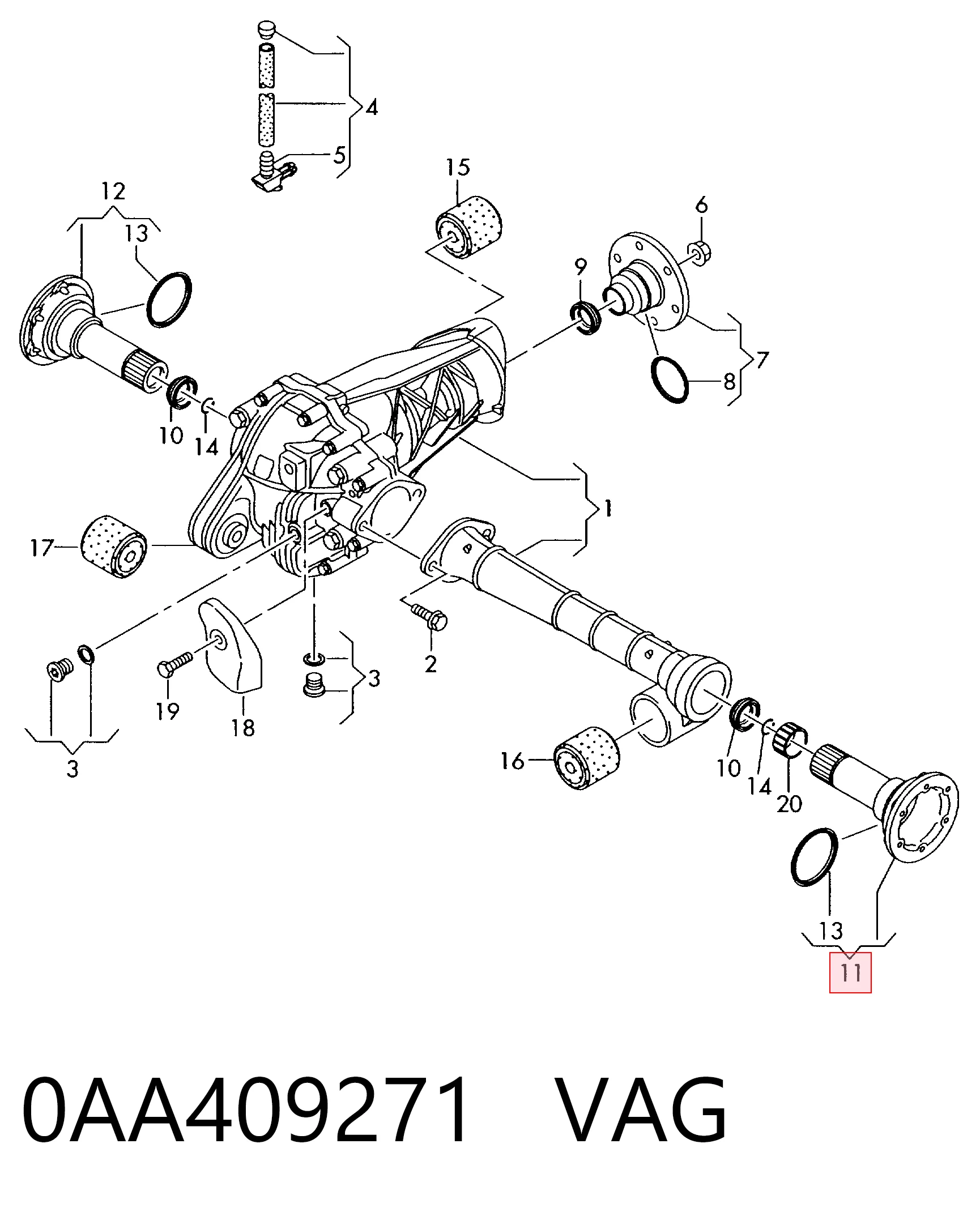 0AA409271 VAG