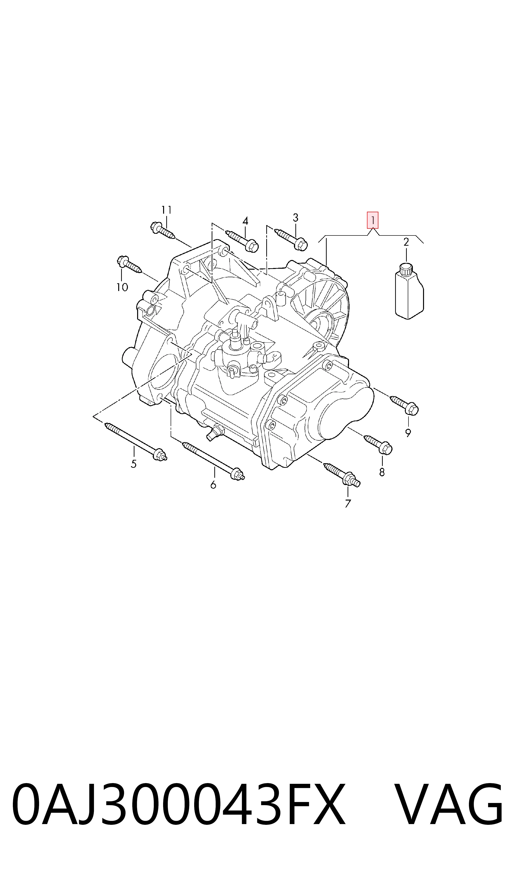 0AJ300043FX VAG