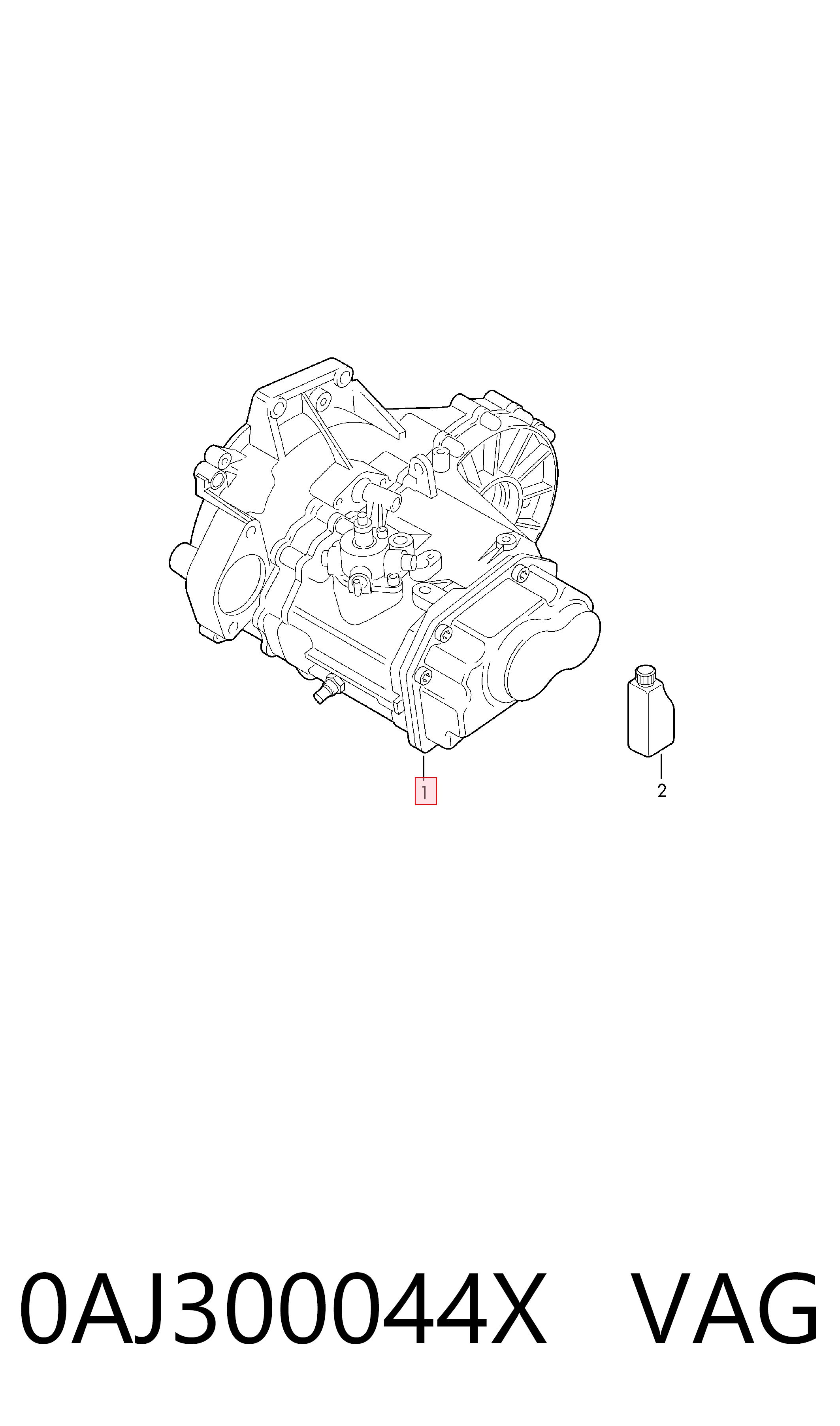 Caixa de Mudança montada (caixa mecânica de velocidades) para Volkswagen Golf VIII CG5, DB5