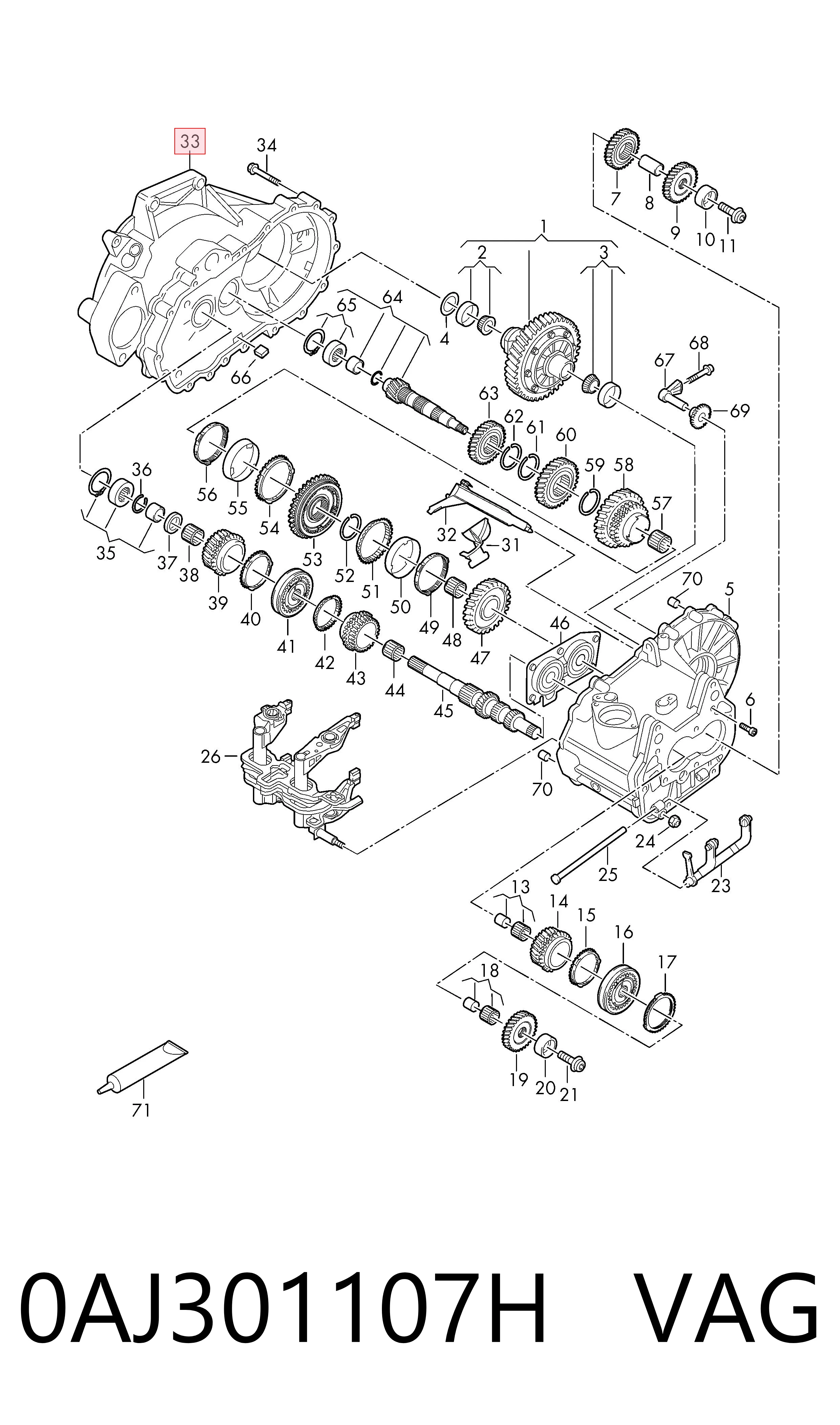 0AJ301107H VAG 