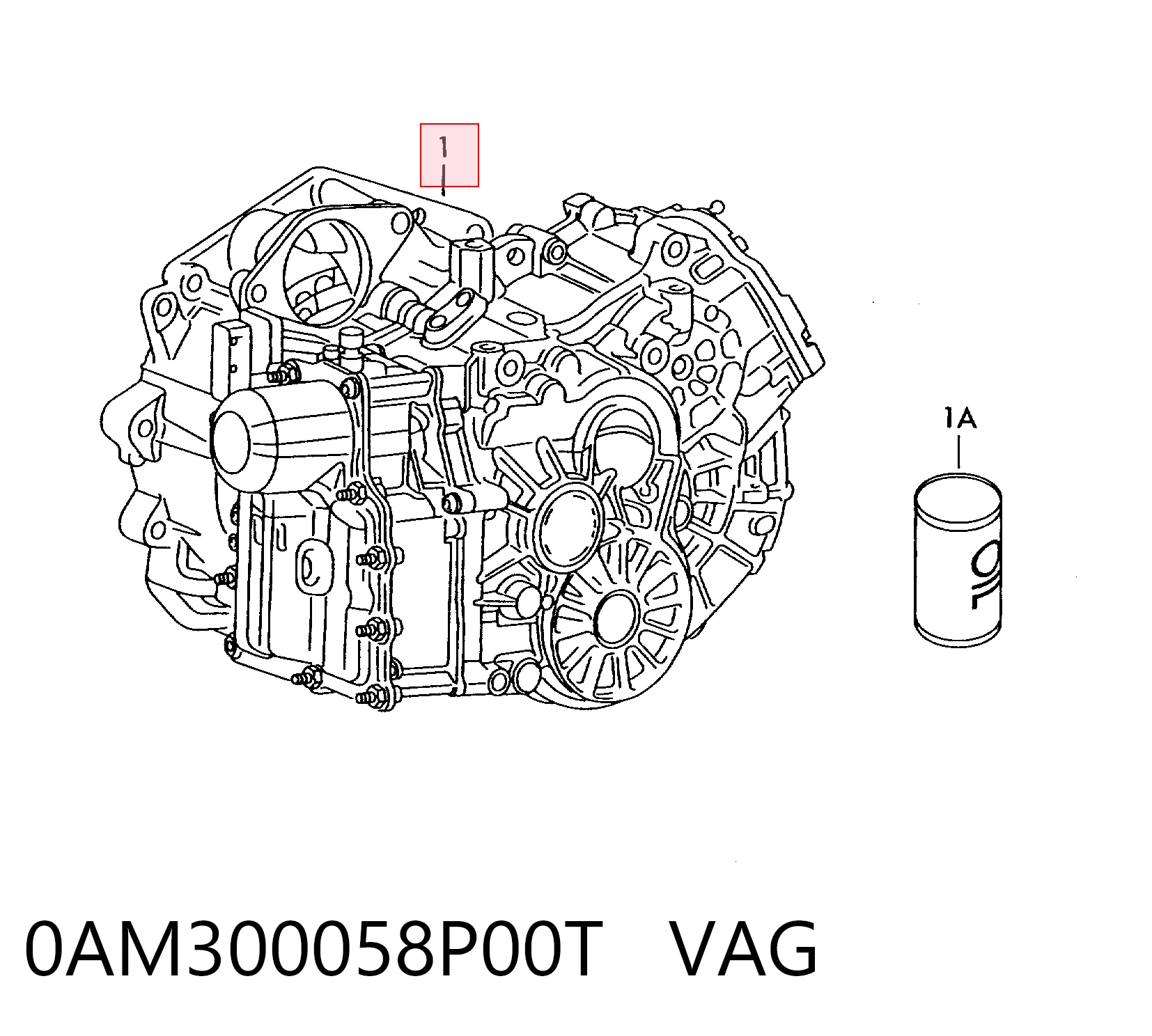 0AM300058P00T VAG