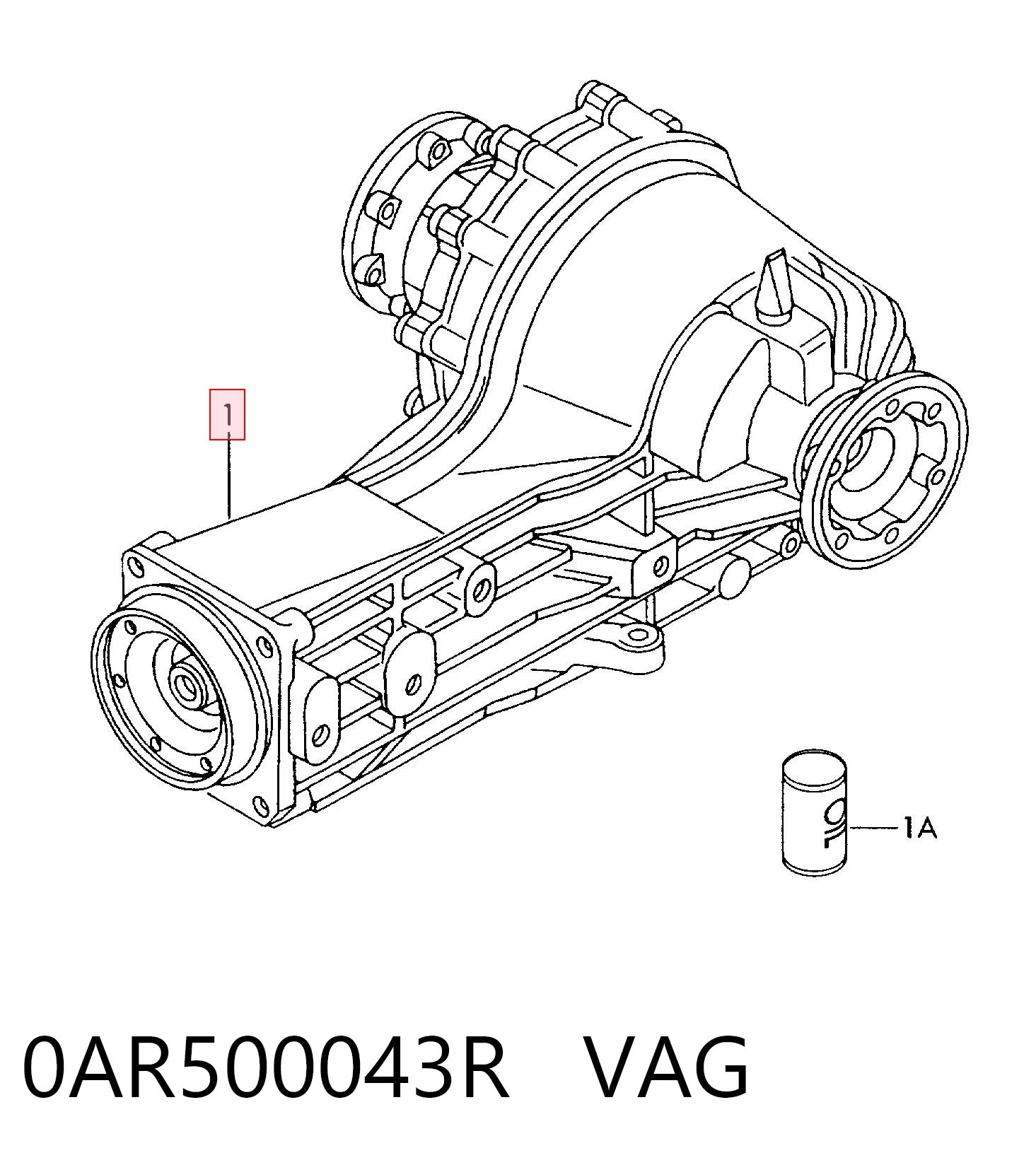 Redutor do eixo traseiro Audi A6  4F2 ao melhor preço