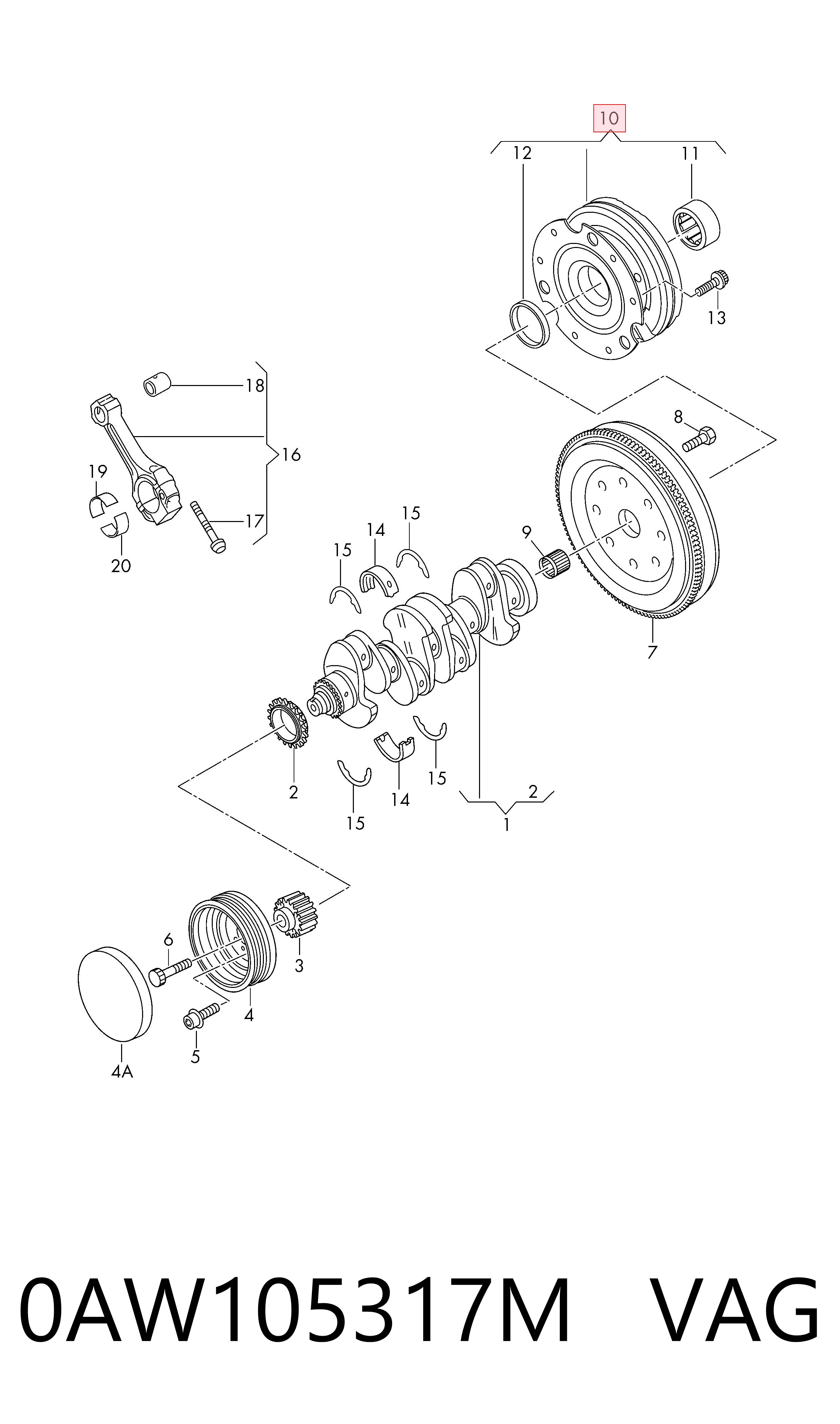 Compre 415072108 INA Volante de motor
