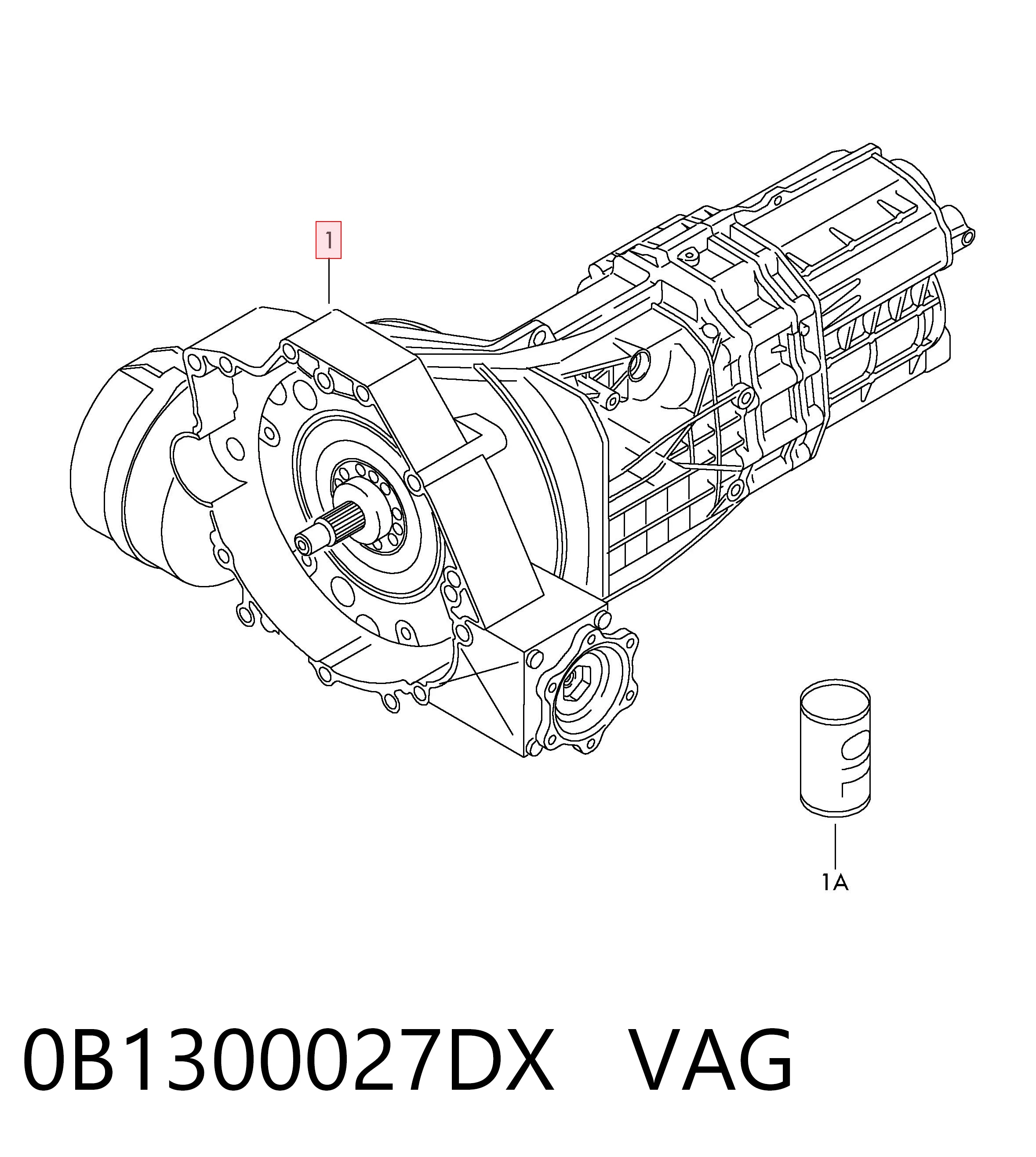 Caixa de Mudança montada (caixa mecânica de velocidades) para Audi A4 8KH