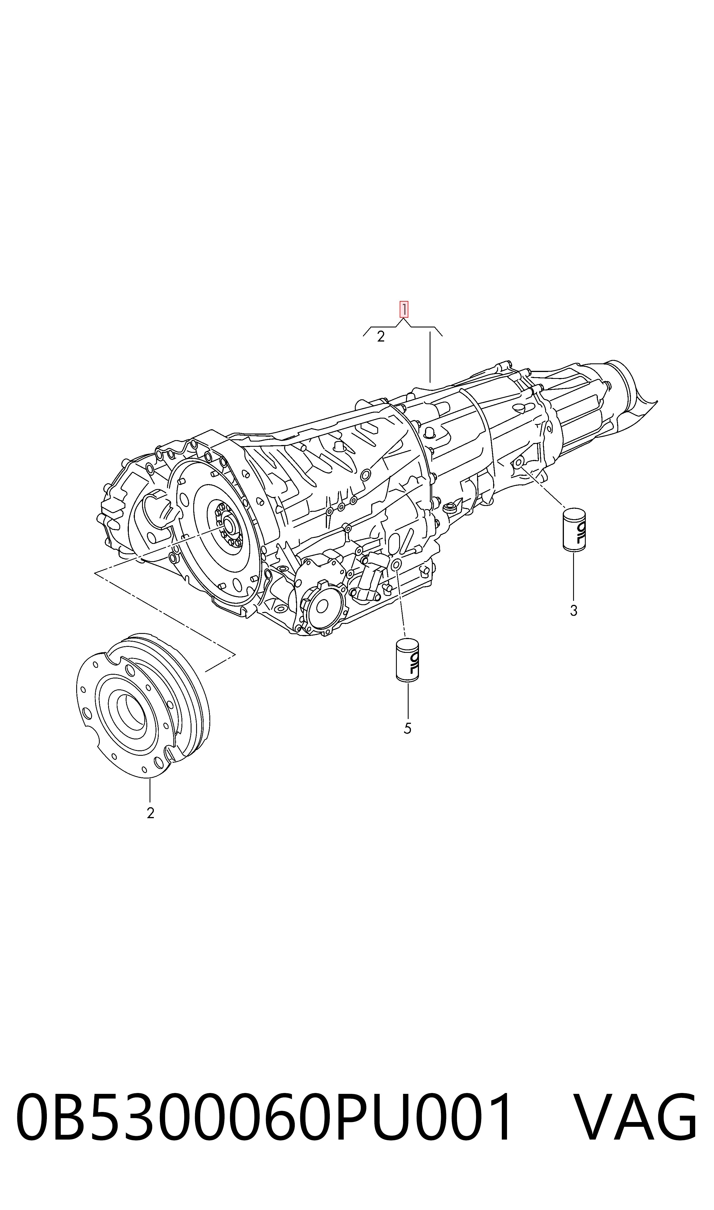 Caixa Automática de Mudança montada Audi Q5  8RB ao melhor preço