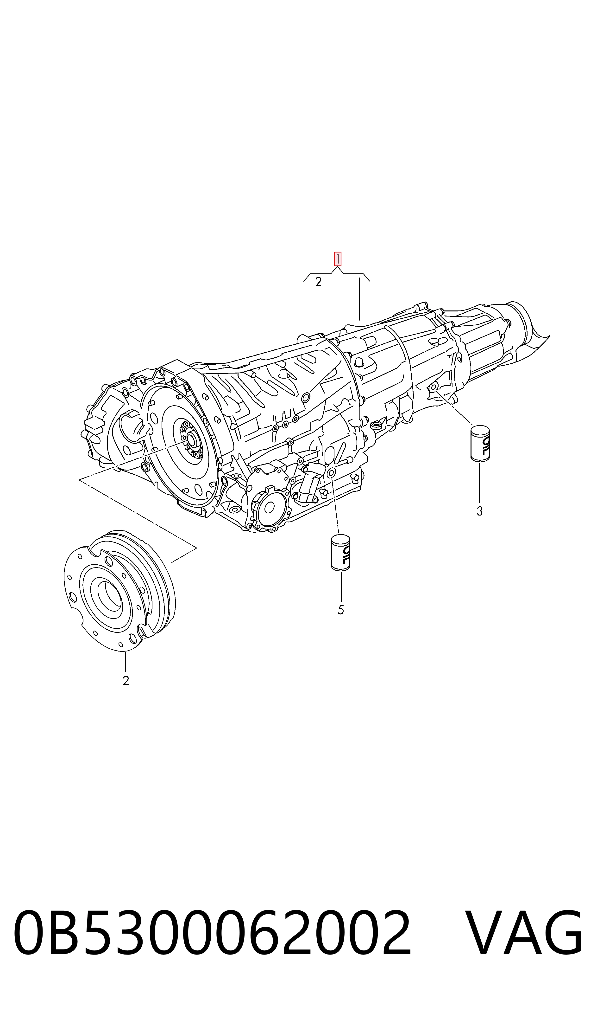 Caixa Automática de Mudança montada Audi A7 Sportback 4GA, 4GF