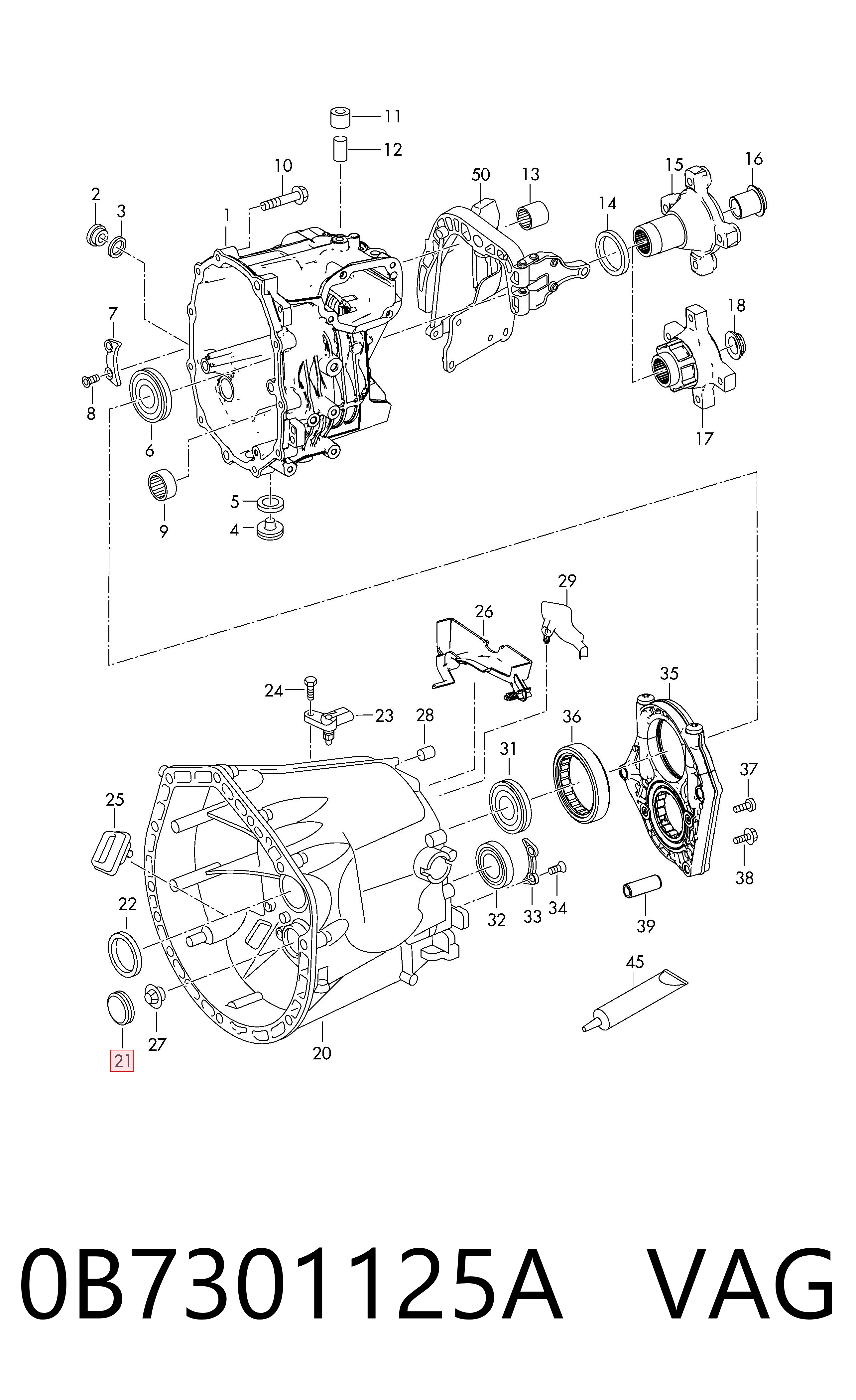 0B7301125A VAG