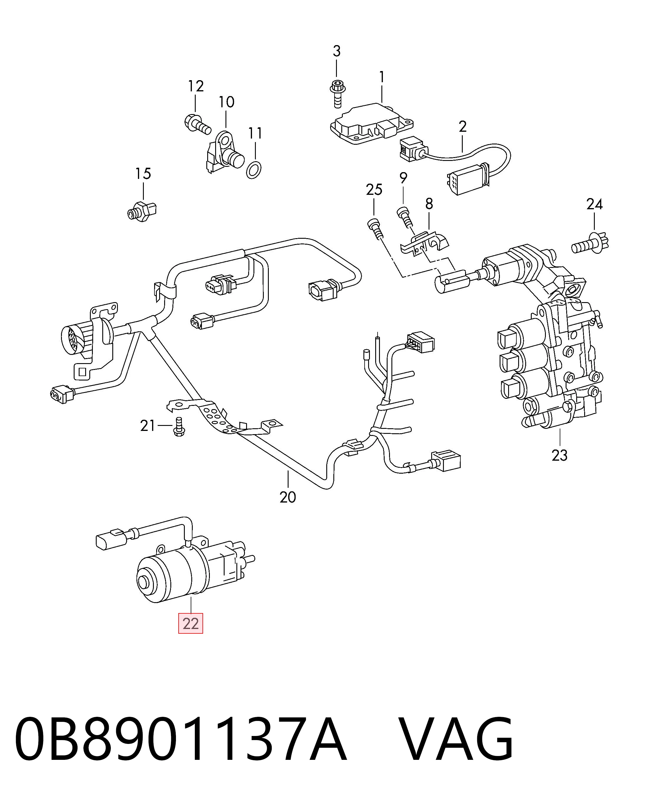 0B8901137A VAG