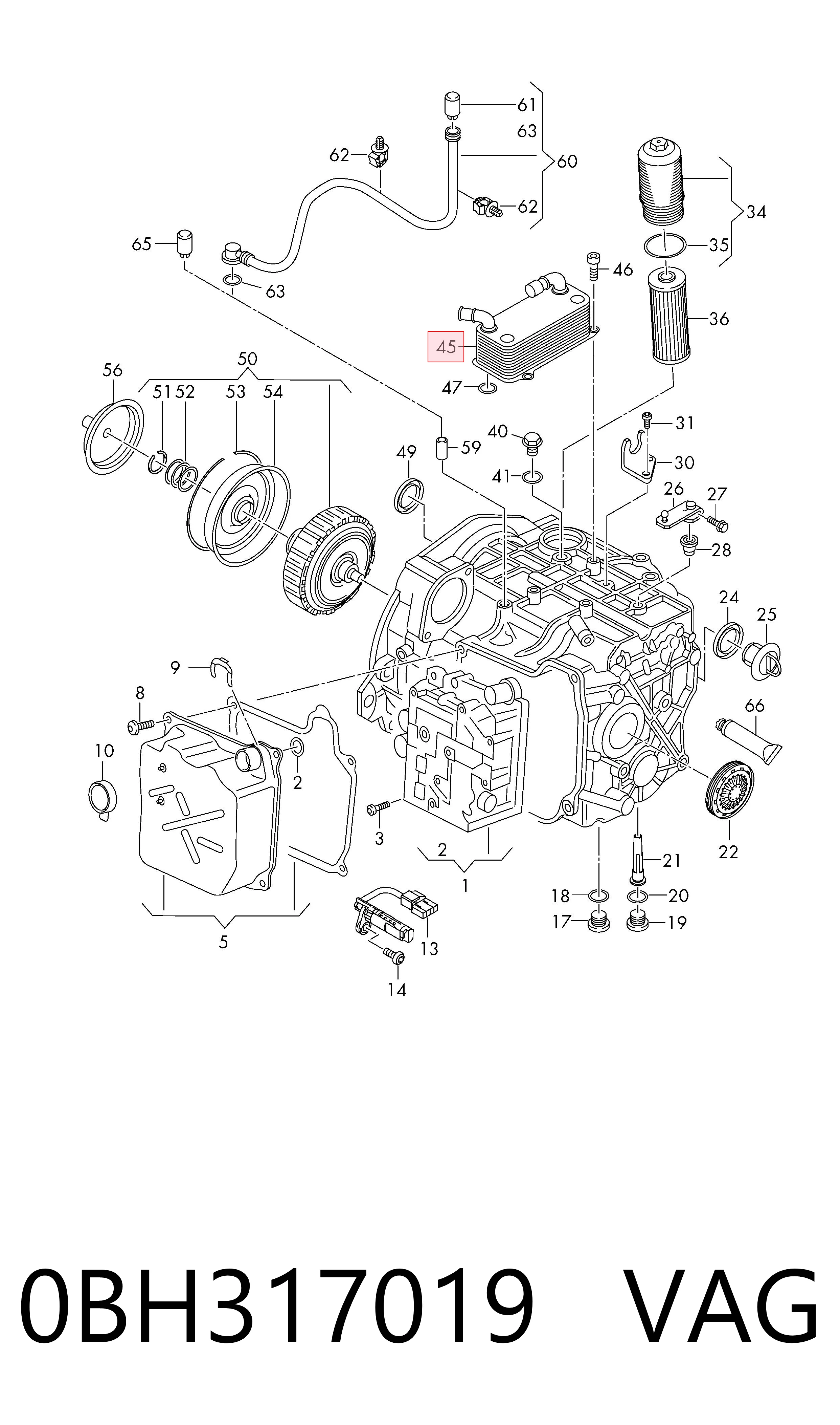 Radiador de esfriamento, Caixa Automática de Mudança VAG 0BH317019 preço, a partir de 70,76 USD