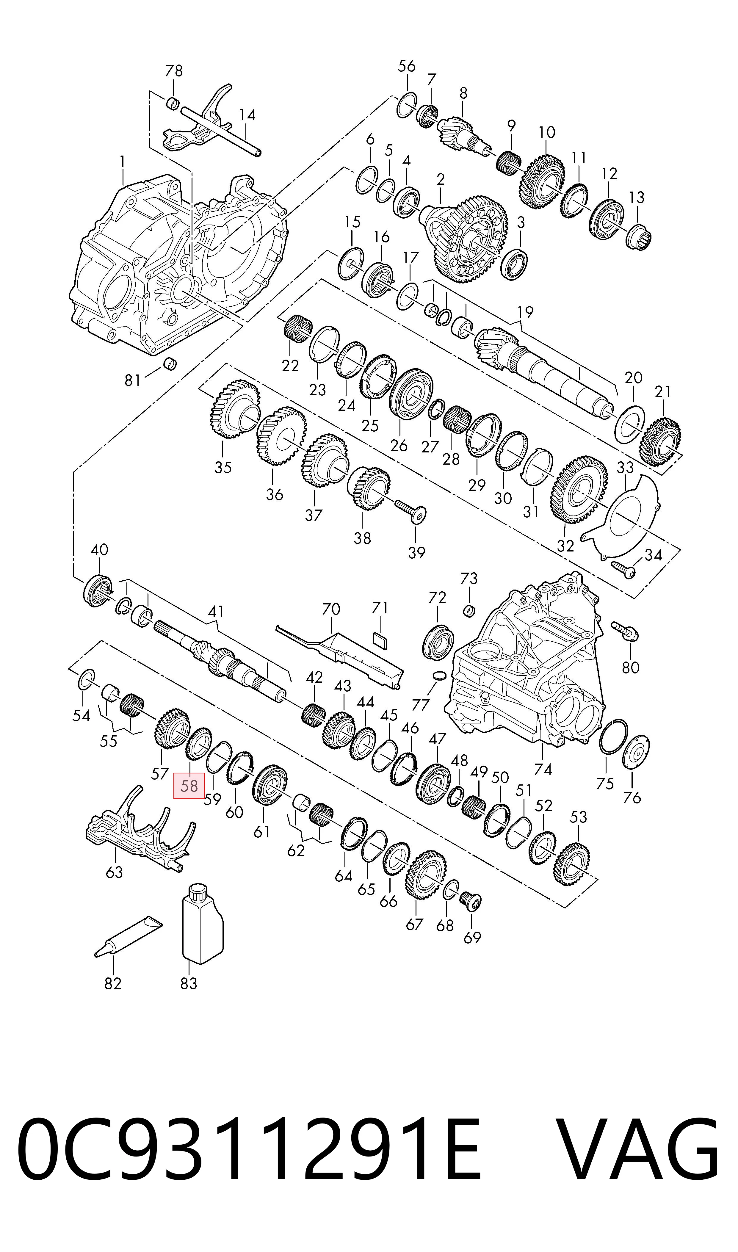  VAG 0C9311291E preço, a partir de 144,64 USD