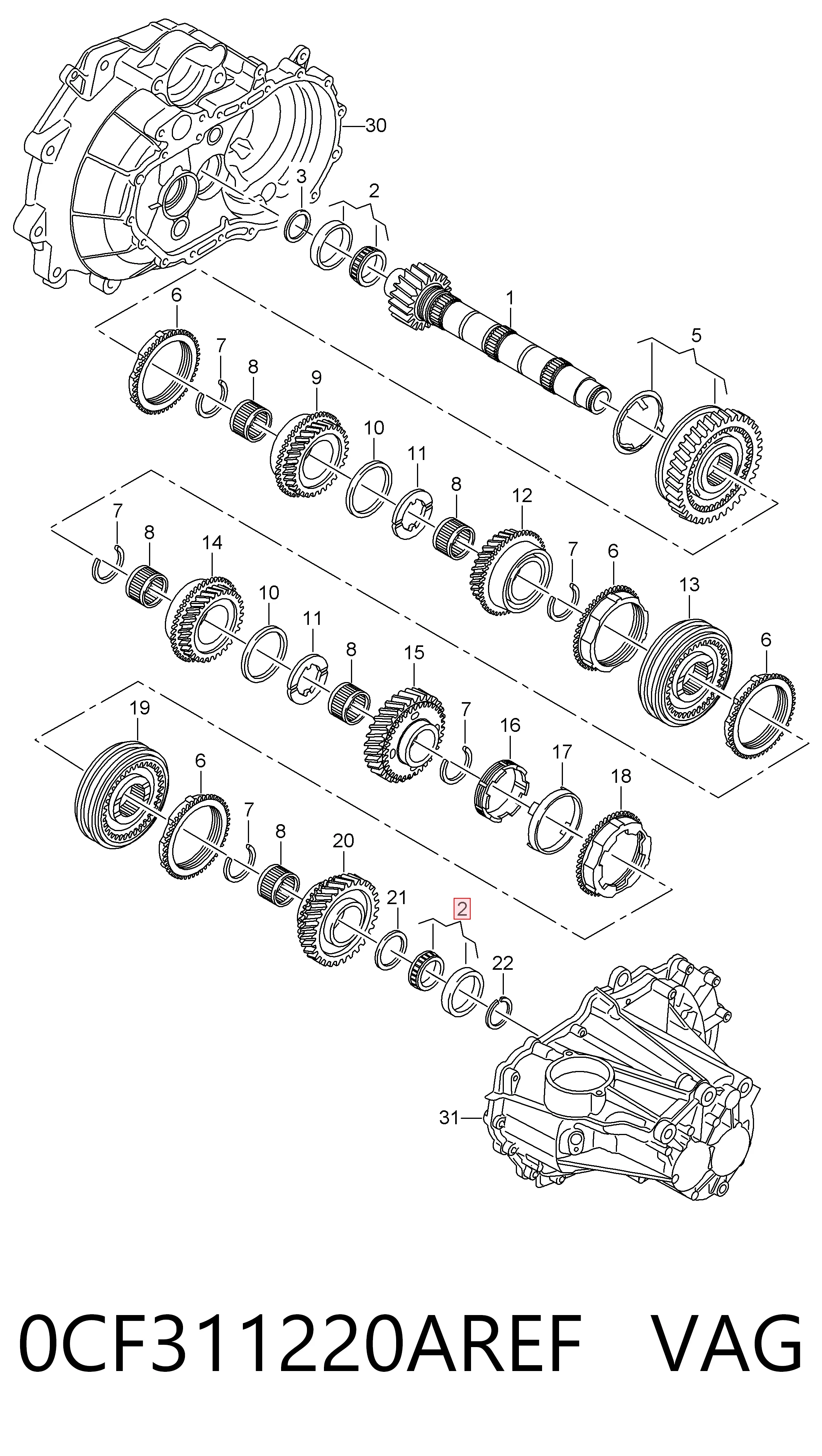 0CF311220AREF VAG
