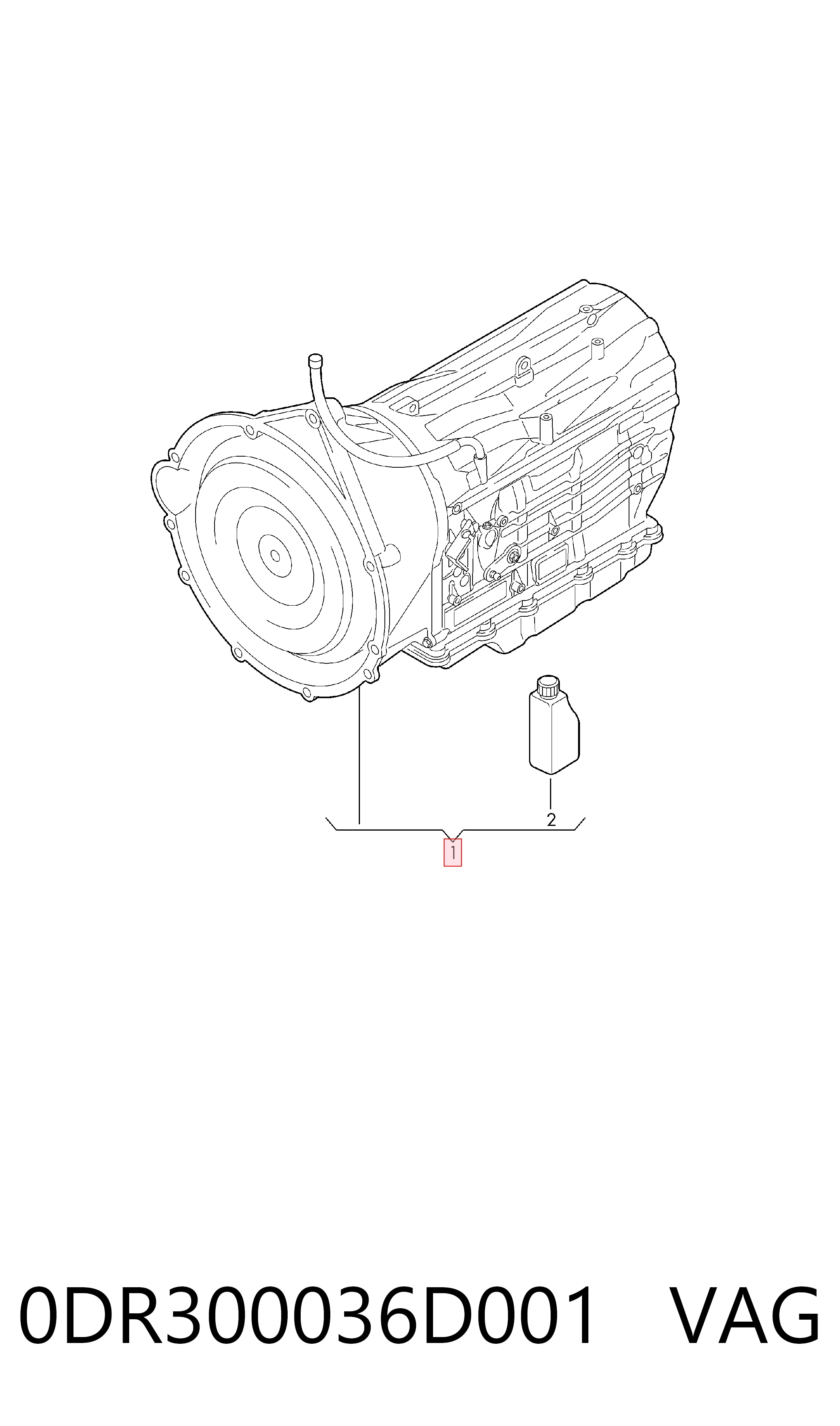 Caixa Automática de Mudança montada para Volkswagen AMAROK  2HA, 2HB, S1B, S6B, S7A, S7B
