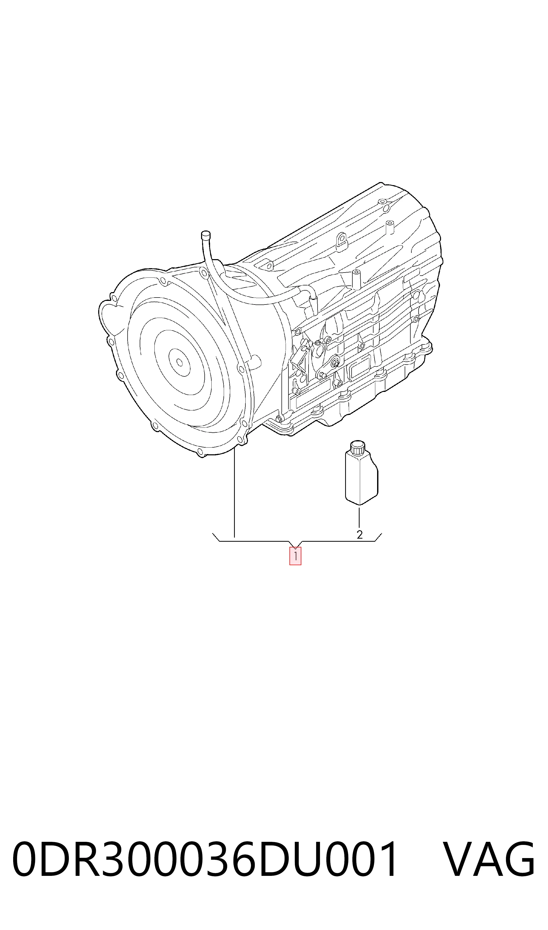 Caixa Automática de Mudança montada para Volkswagen AMAROK 2HA, 2HB, S1B, S6B, S7A, S7B