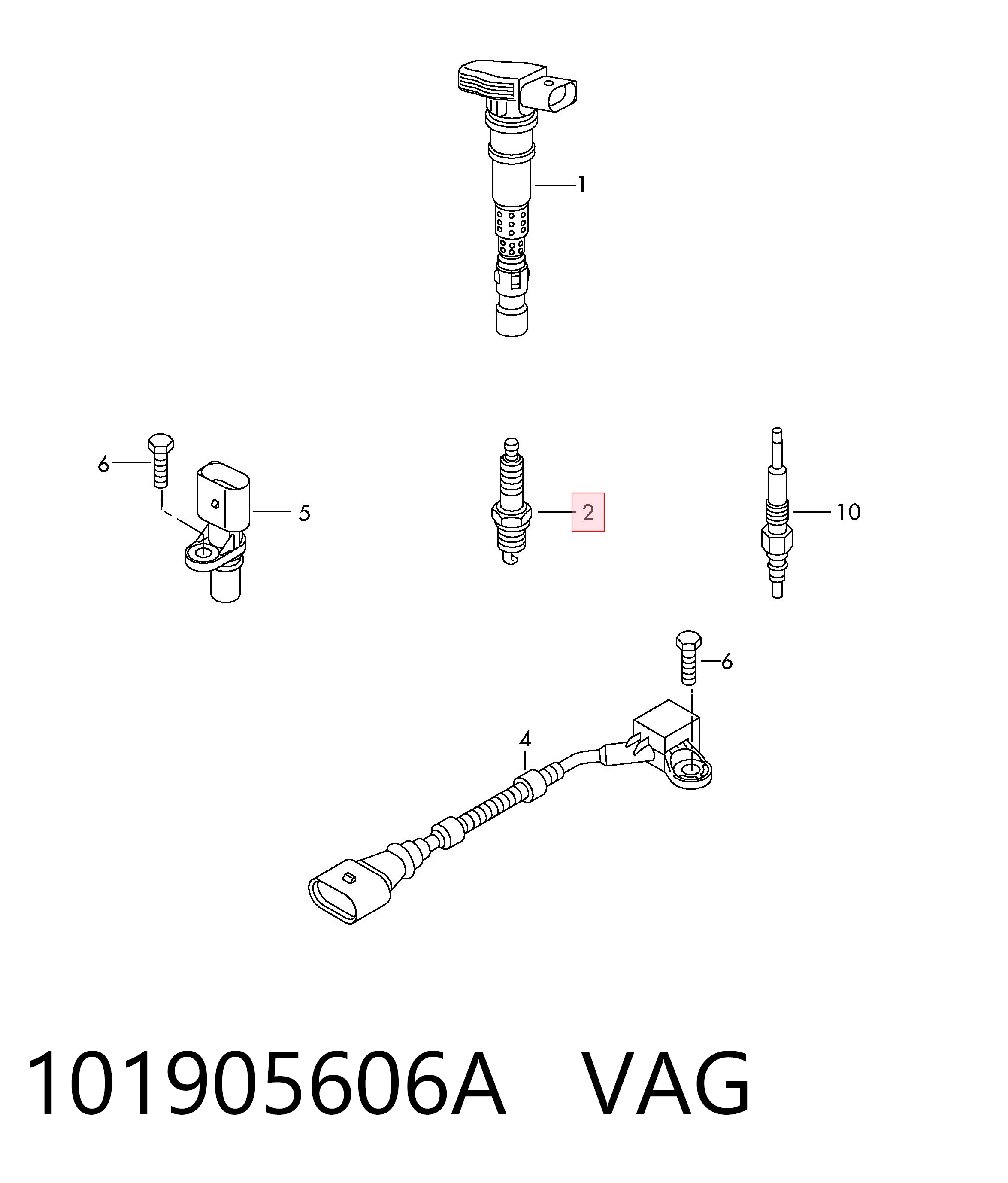 101905606A VAG Vela de ignição