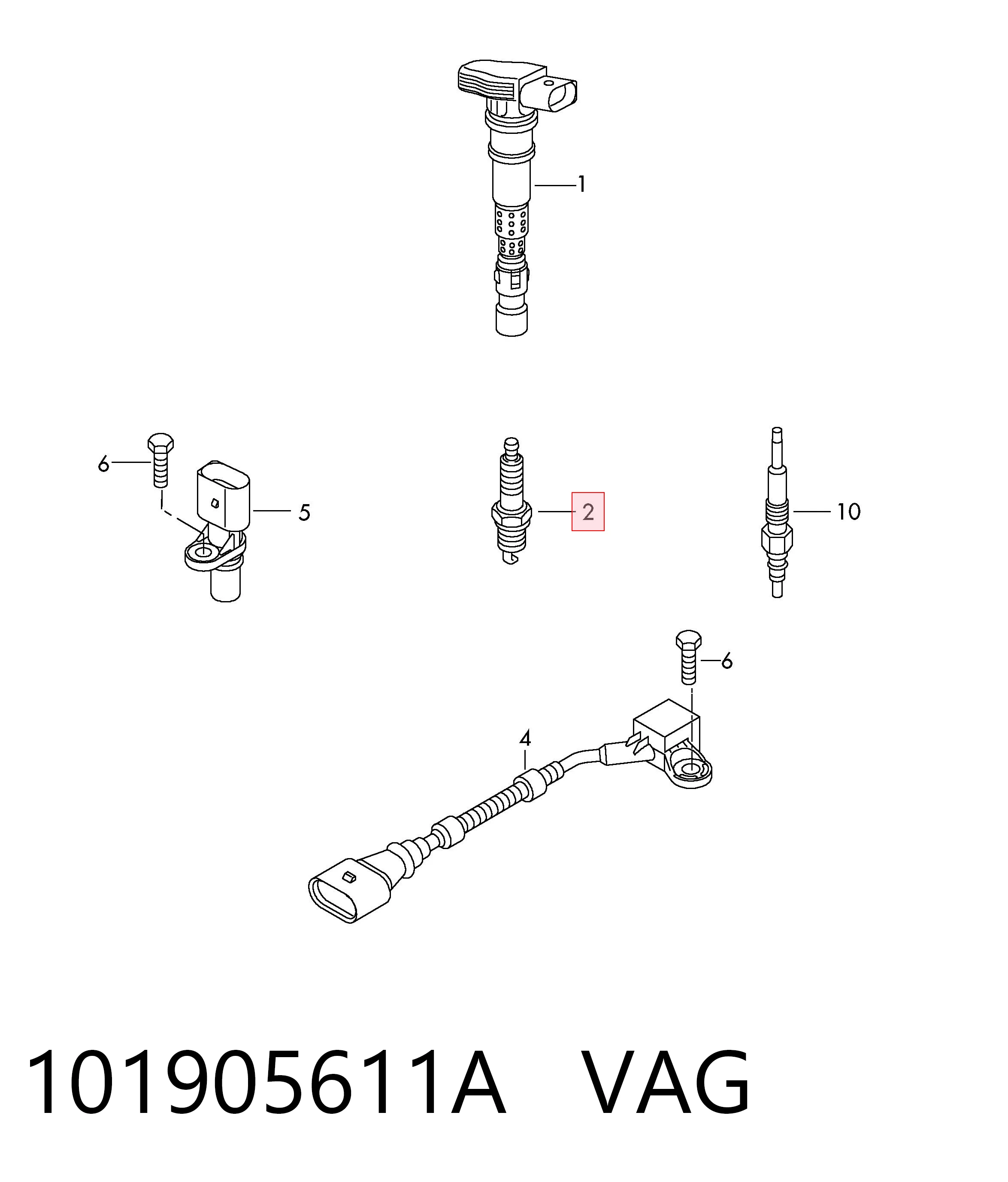 101905611A VAG Vela de ignição